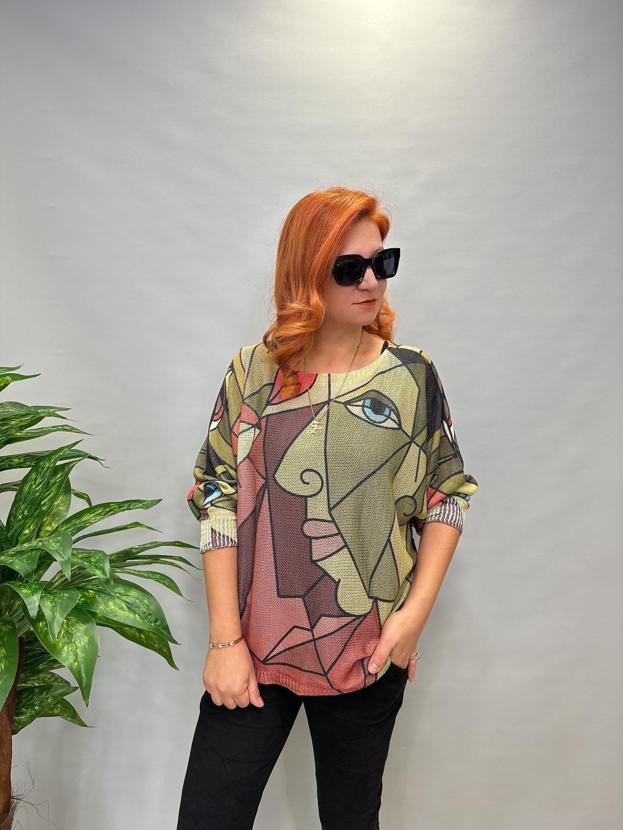 MNS 2526 İTALYAN PİCASSO TRİKO  YEŞİL 44 BEDENE KADAR UYUMLU