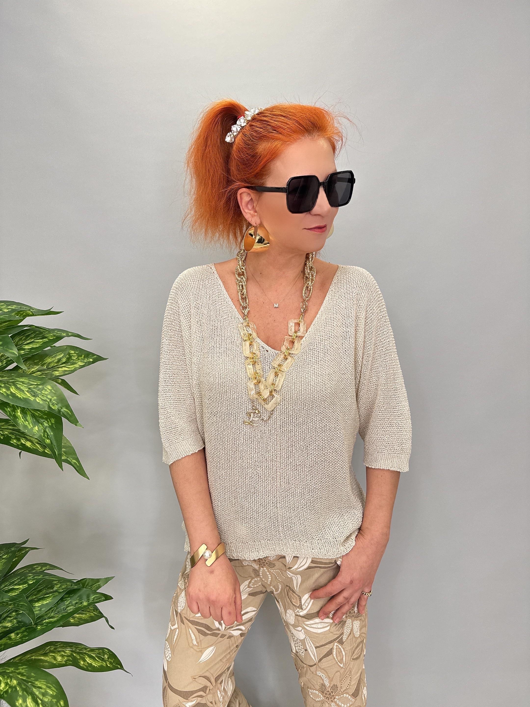 MNS 7090 MERSERİZE BLUZ TAŞ