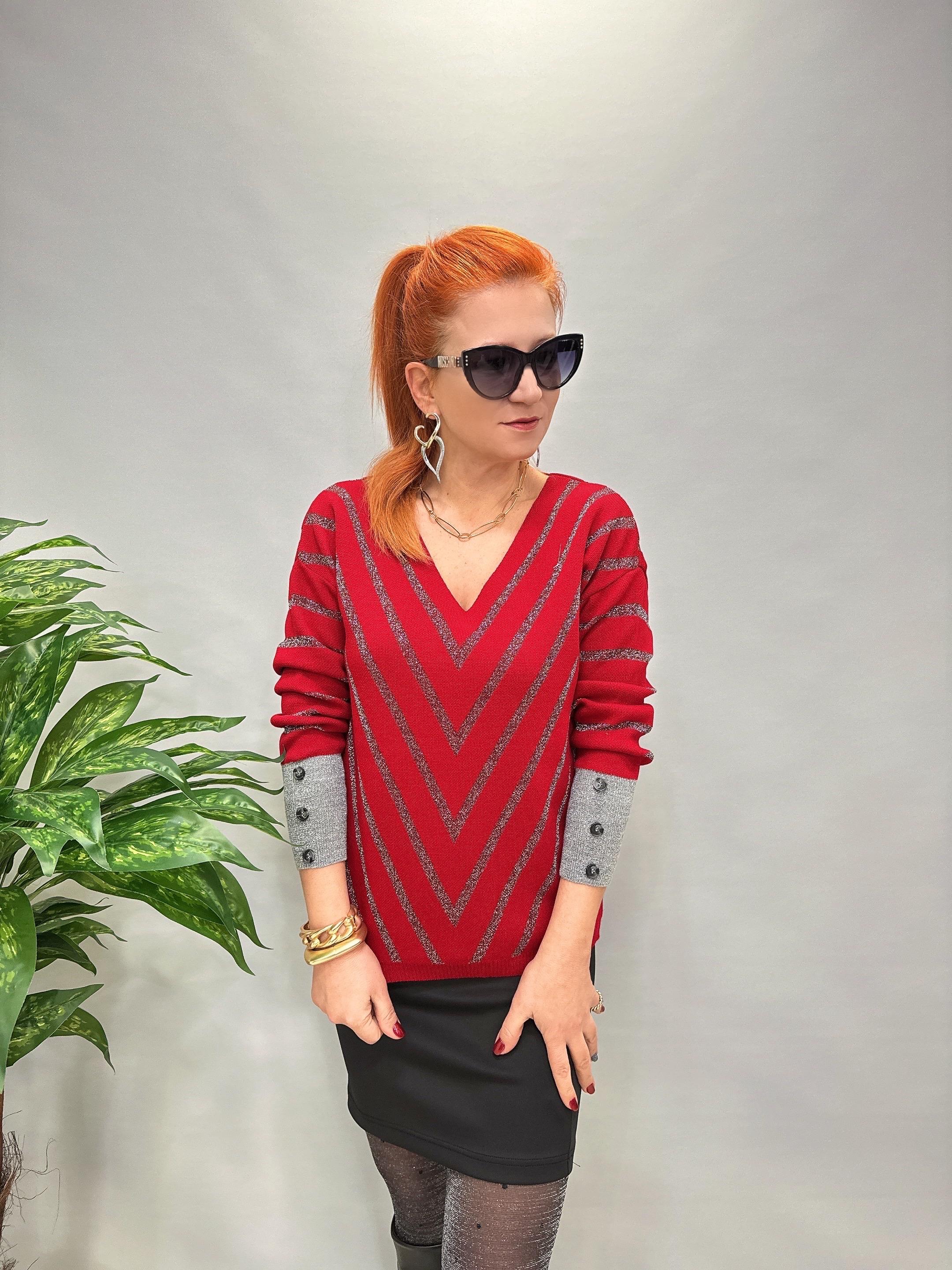 YNY MNS 3189 KOL DÜĞME DETAY TRİKO KIRMIZI