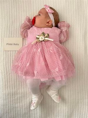 ( 5 Parça ) 0 3 Ay Yenidoğan Bebek Mevlüt Elbisesi Bayramlık Düğün Özel Gün Elbisesi