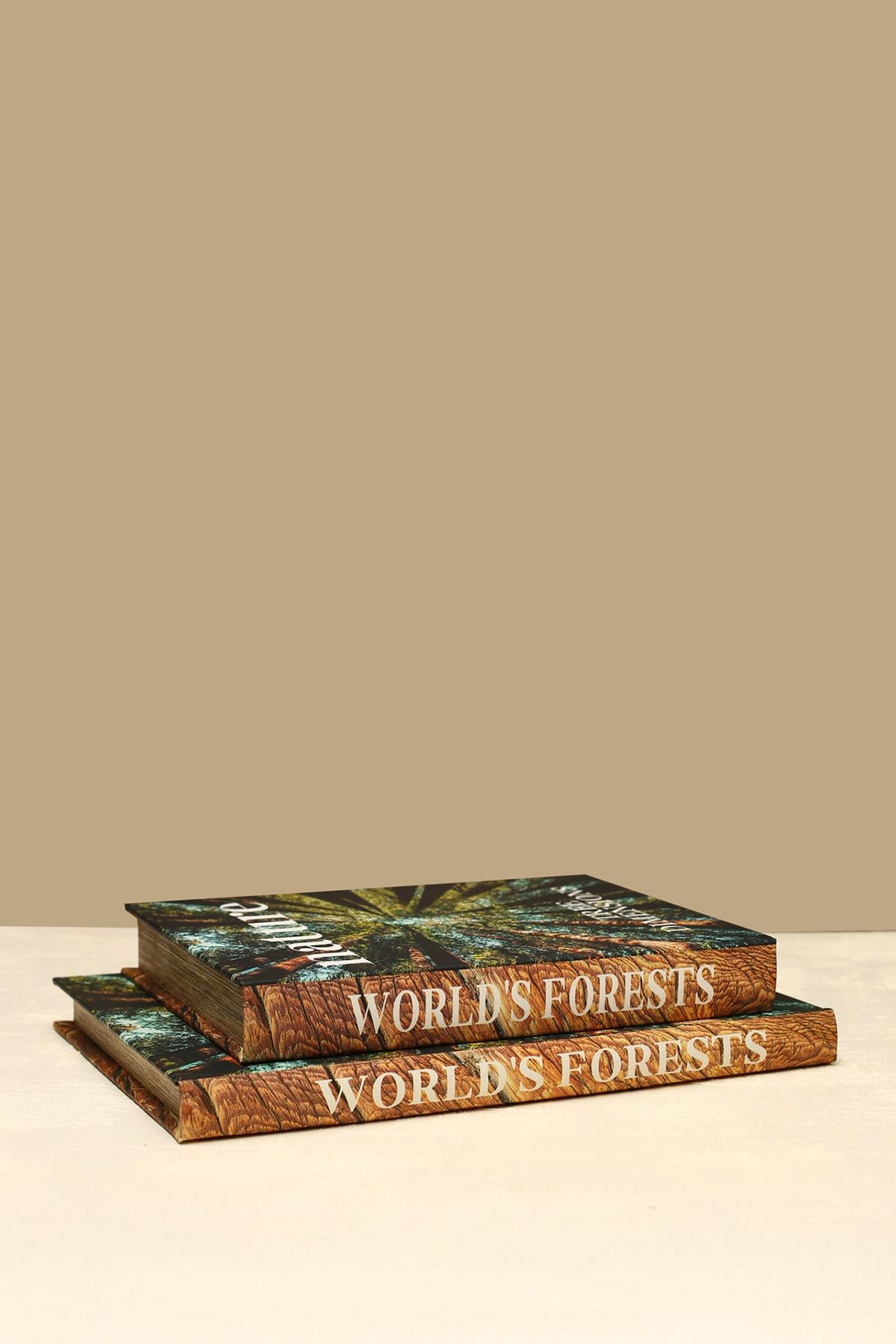 Yaz Home | 2'li Nature Forest Kitap Kutu