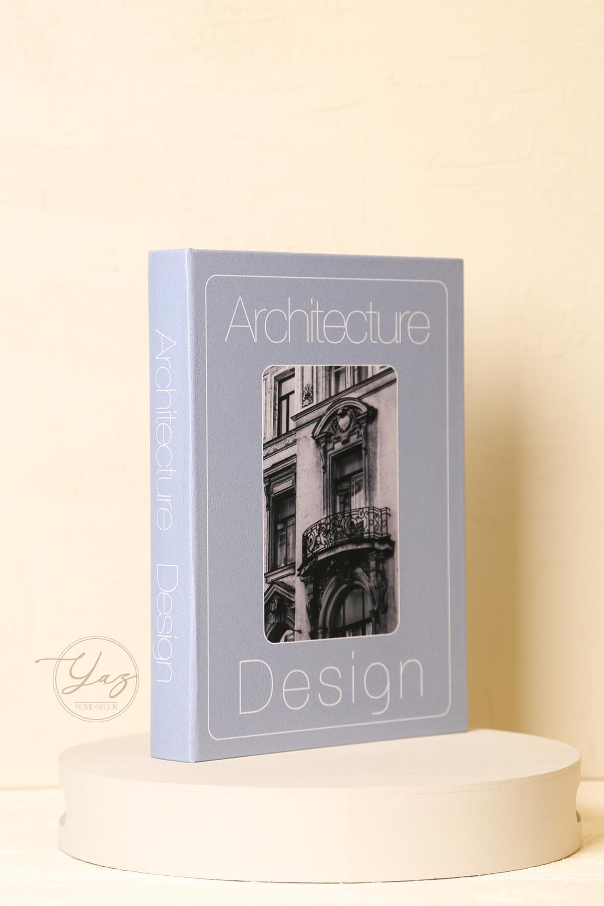 Yaz Home | Dekoratif Kitap Kutu - Ahşap & Deri Design