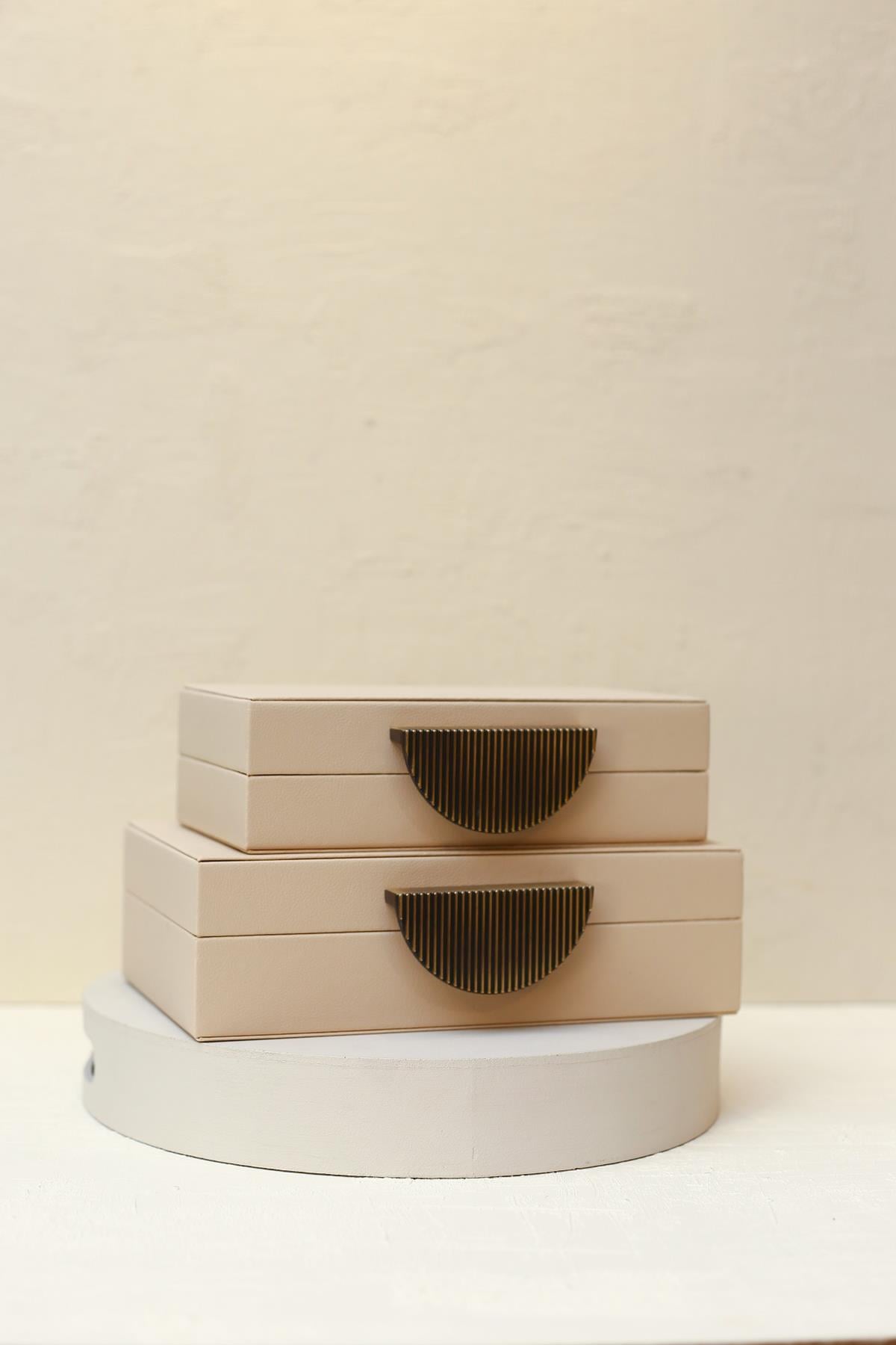 Yaz Home | Eskitme Detay Krem Kutu