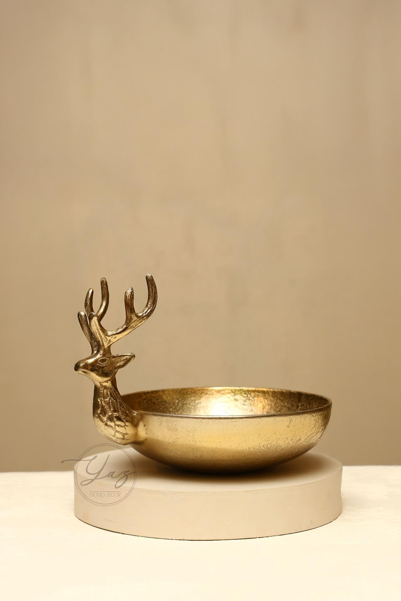 Yaz Home | Gold Döküm Geyik Meyvelik