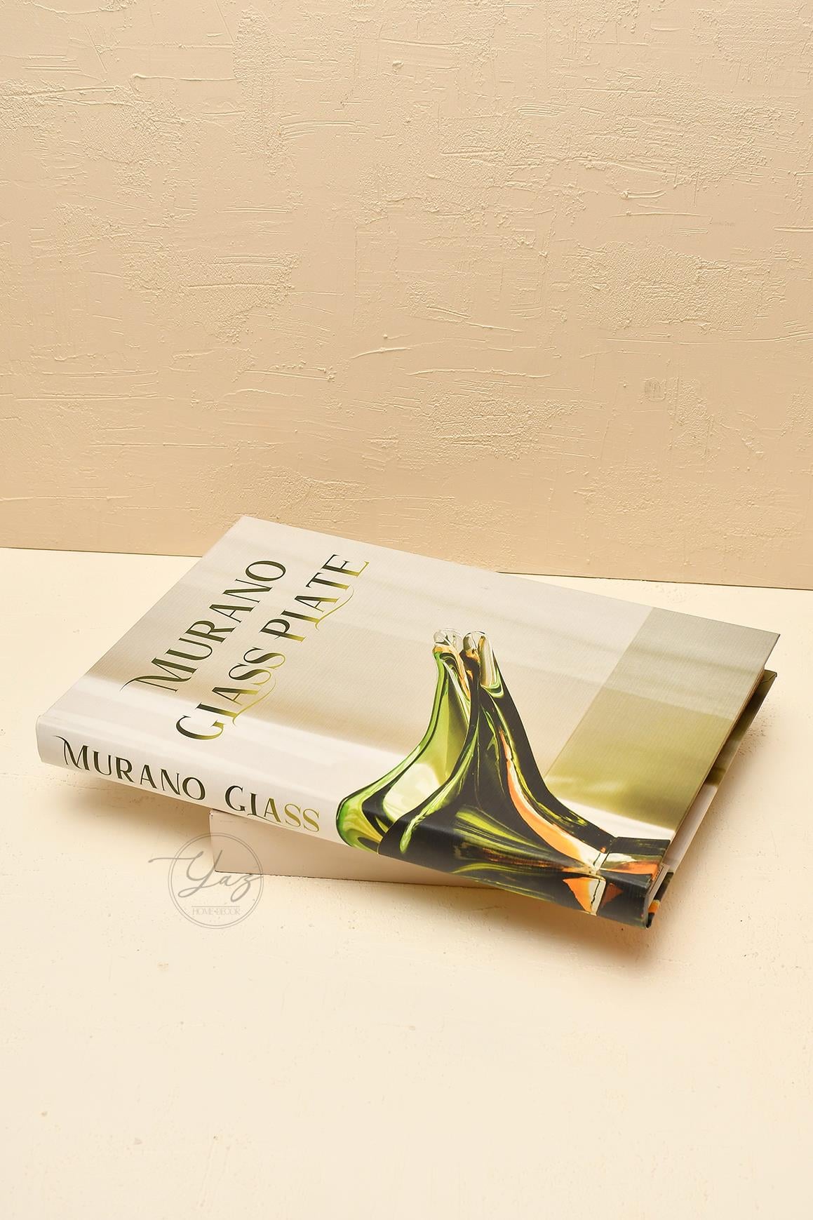 Yaz Home | Murano Glass Kitap Kutu Yeşil