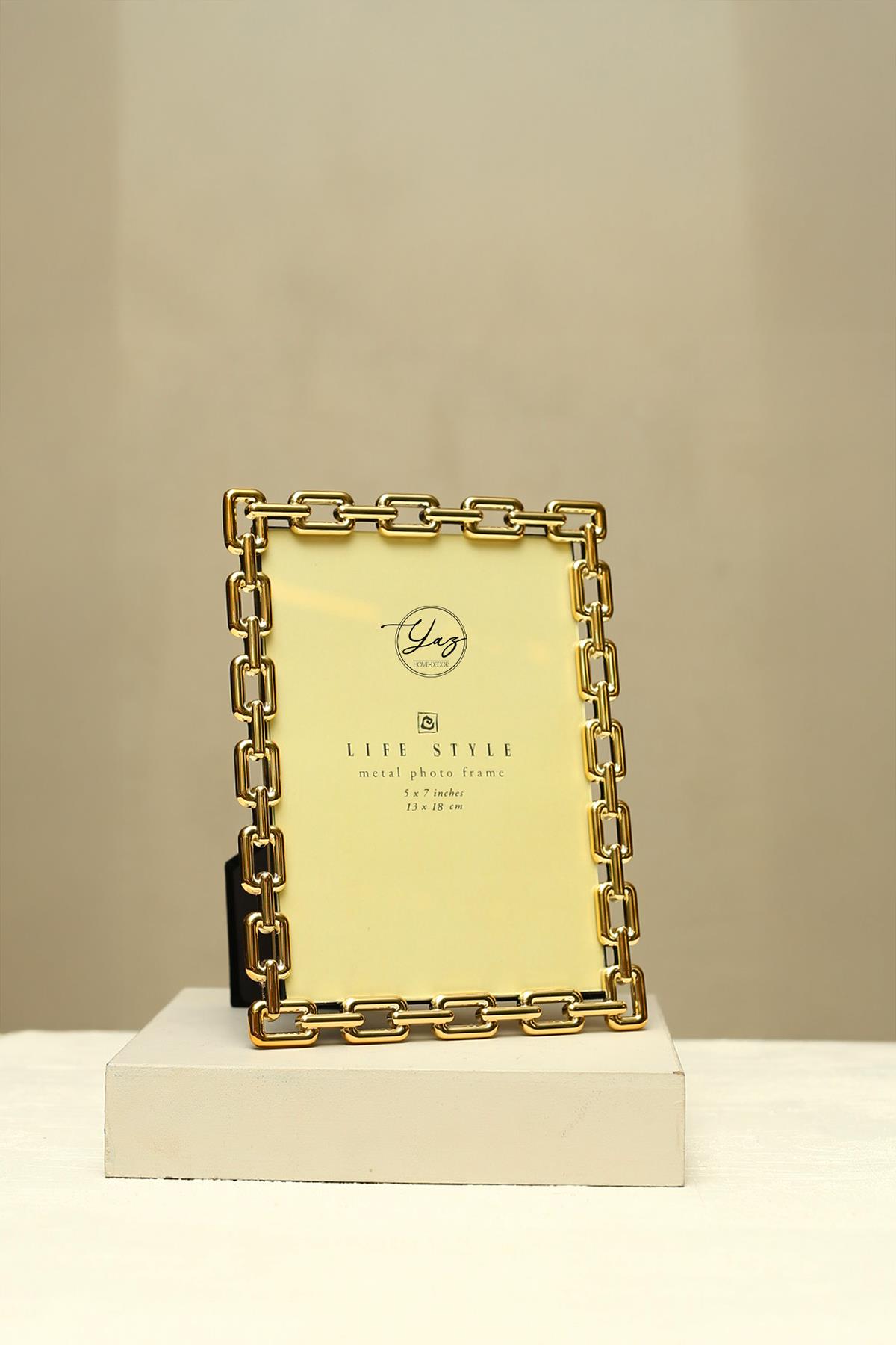 Yaz Home | Gold Zincir Çerçeve  13x18 cm