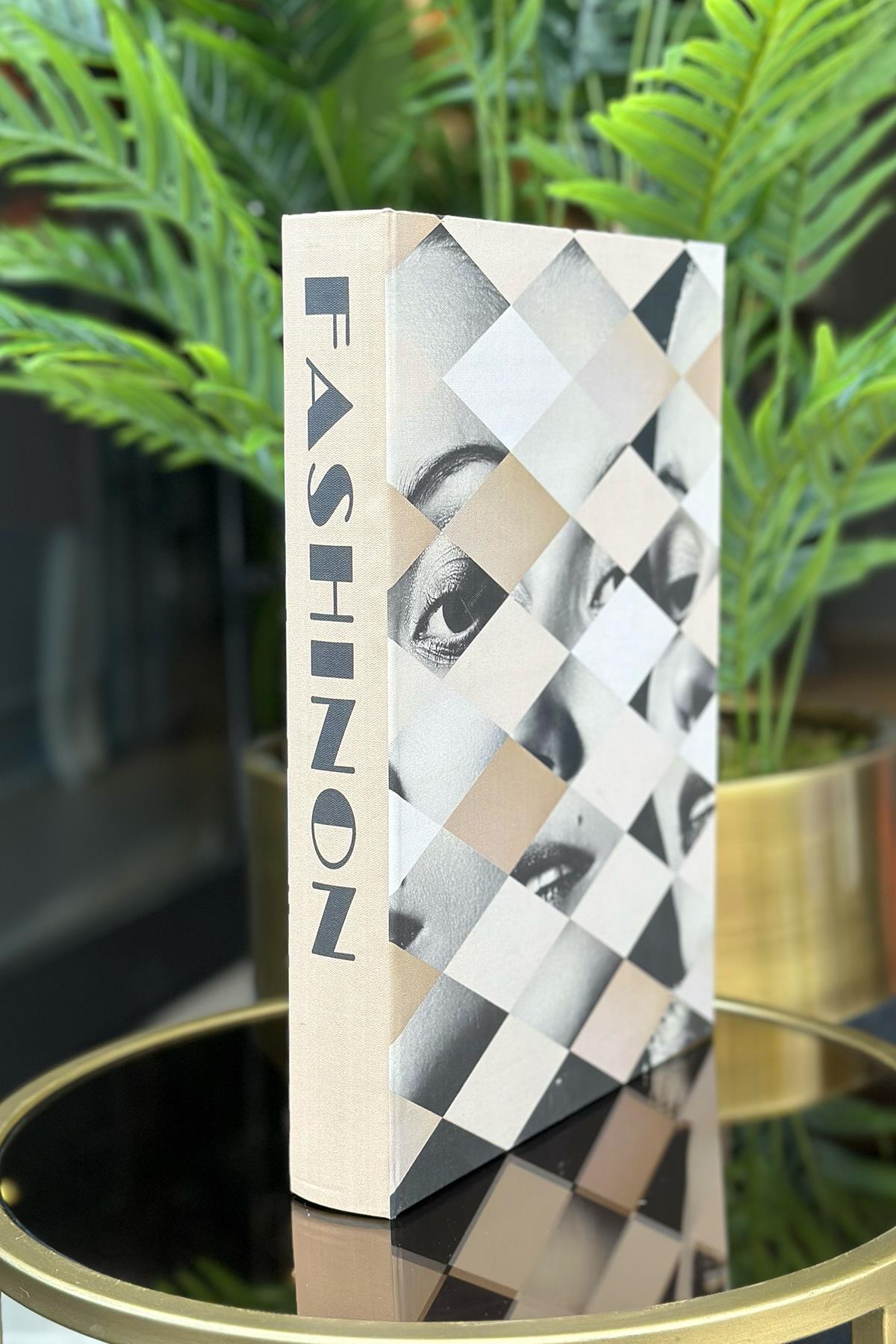 Yaz Home | Kitap Kutu Fashion-Ahşap&Kumaş