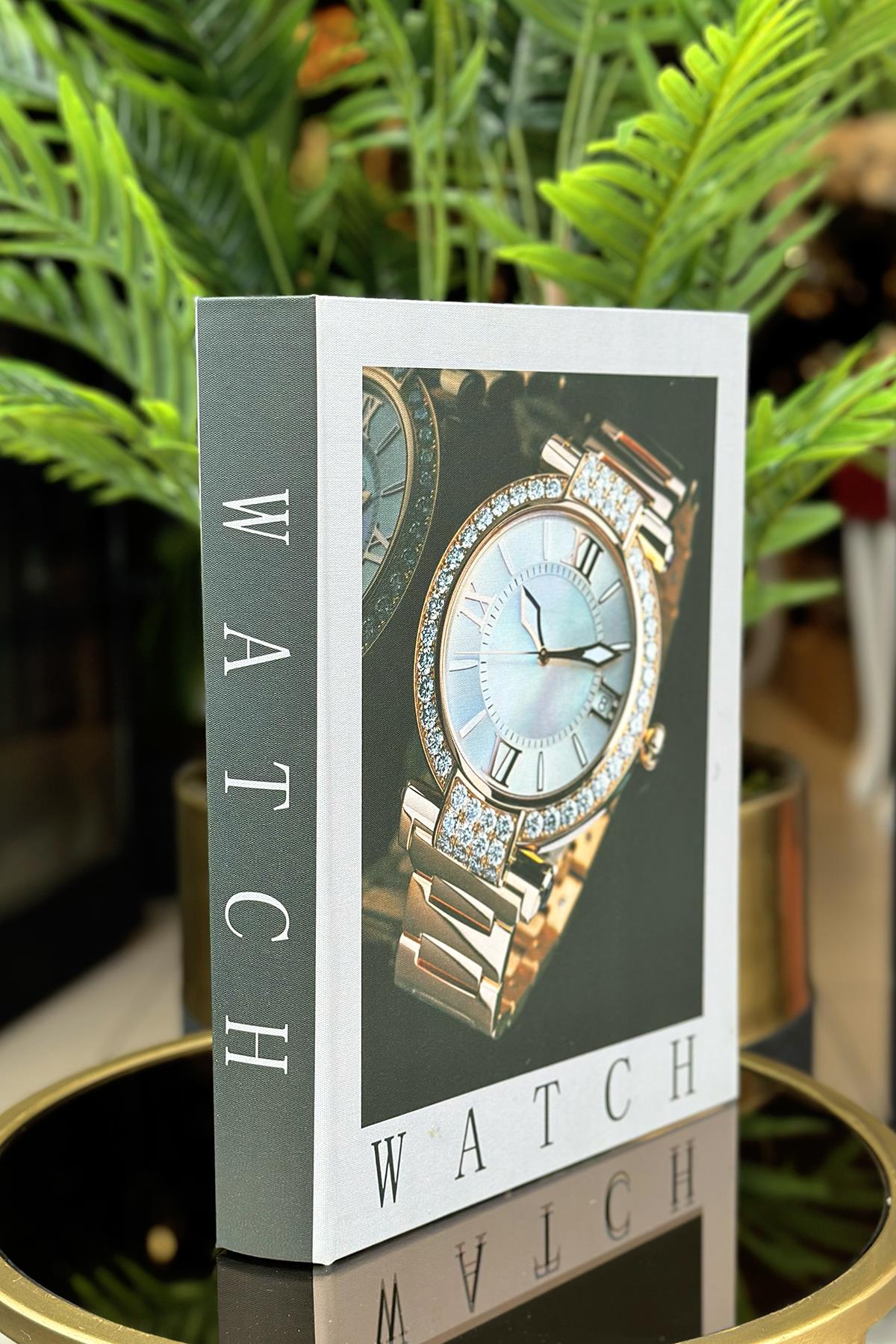 Yaz Home | Kitap Kutu Watch-Ahşap&Kumaş