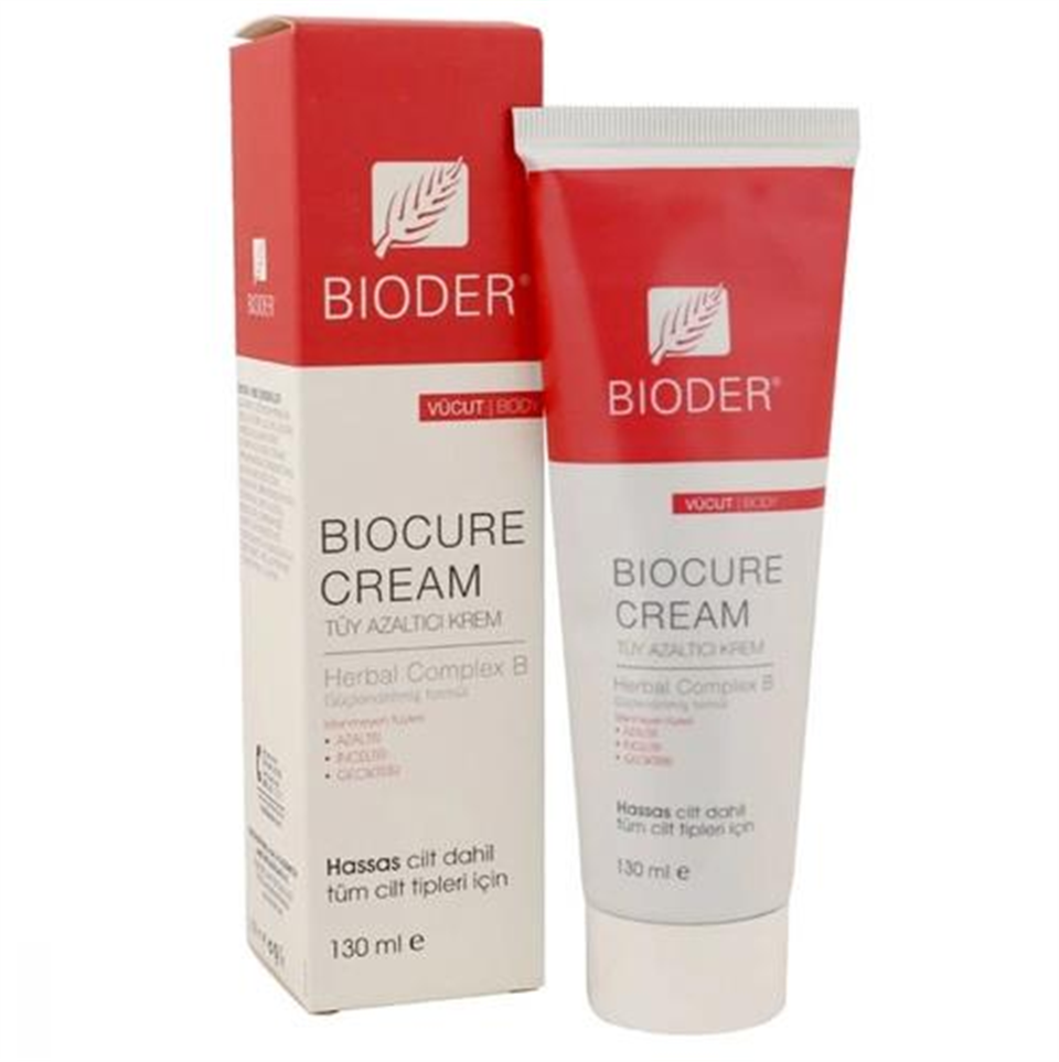 Biocure Cream 130 ml Tüy Azaltıcı Krem Vücut Bölgesi Için