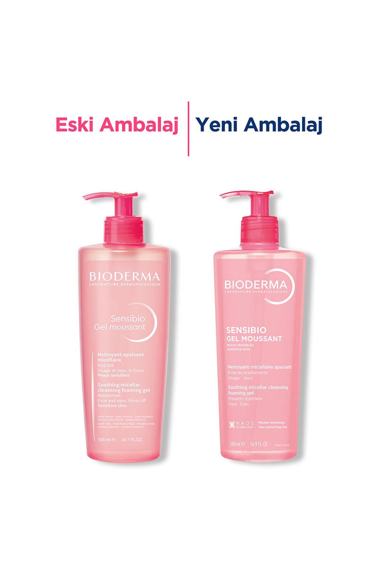Bioderma Sensibio Foaming Cilt Temizleme Jeli 500 ml