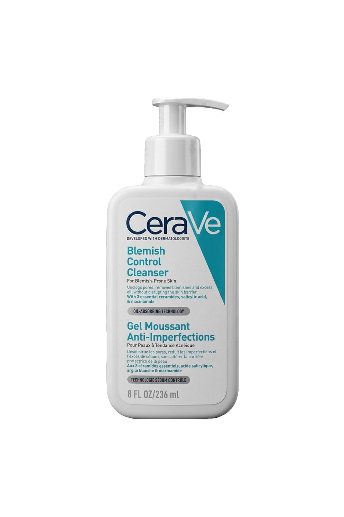 CeraVe Yağlı Ve Akneye Eğilimli Ciltler İçin Yüz Temizleme Jeli 236 ml