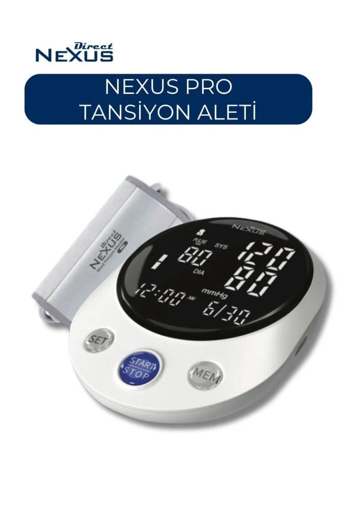 DİRECT NEXUSDirect Nexus Pro BP-101 Şarj Edilebilir Dijital Tansiyon Aleti842899100337