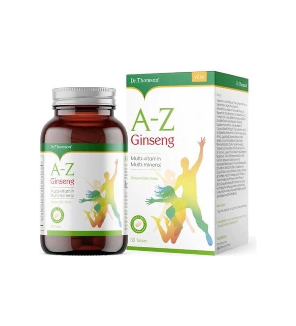 DR.THOMSONDr.Thomson A-Z Ginseng Multivitamin + Multimineral 30 Tablet8697781960887