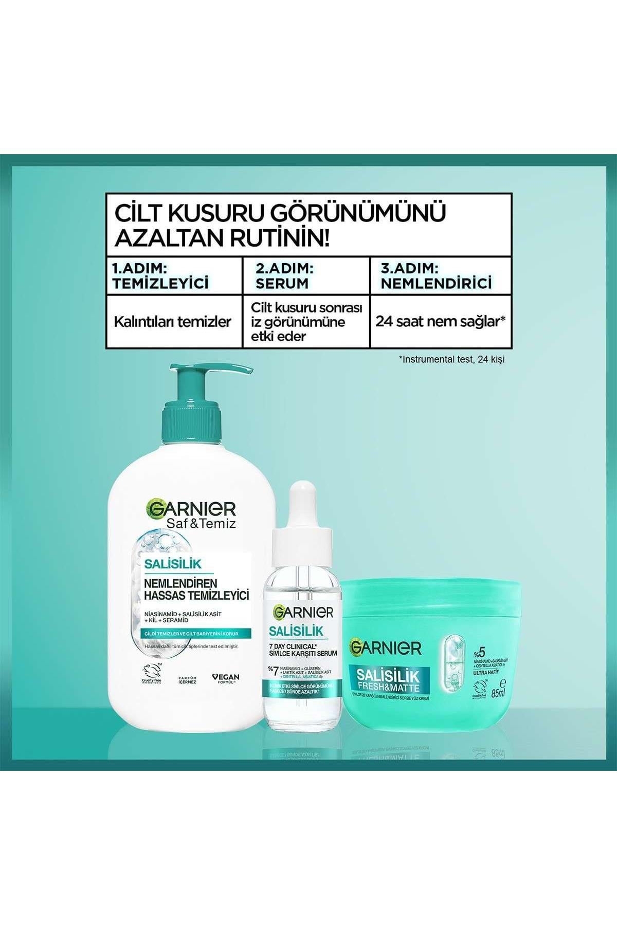 Garnier 7 Day Clinical Salisilik Akne Karşıtı Yüz Serumu 30 ml