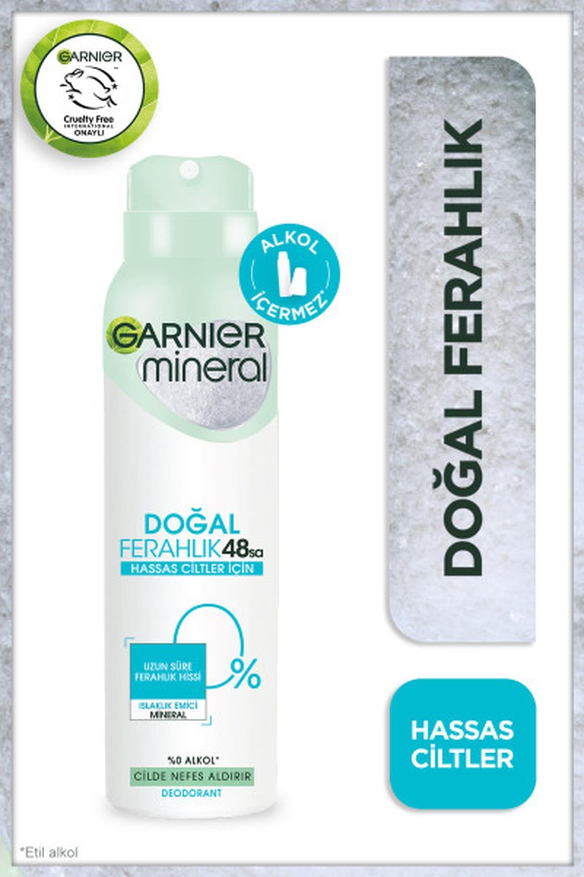 Garnier Doğal Ferahlık Deodorant Sprey 150ml 3lü Set