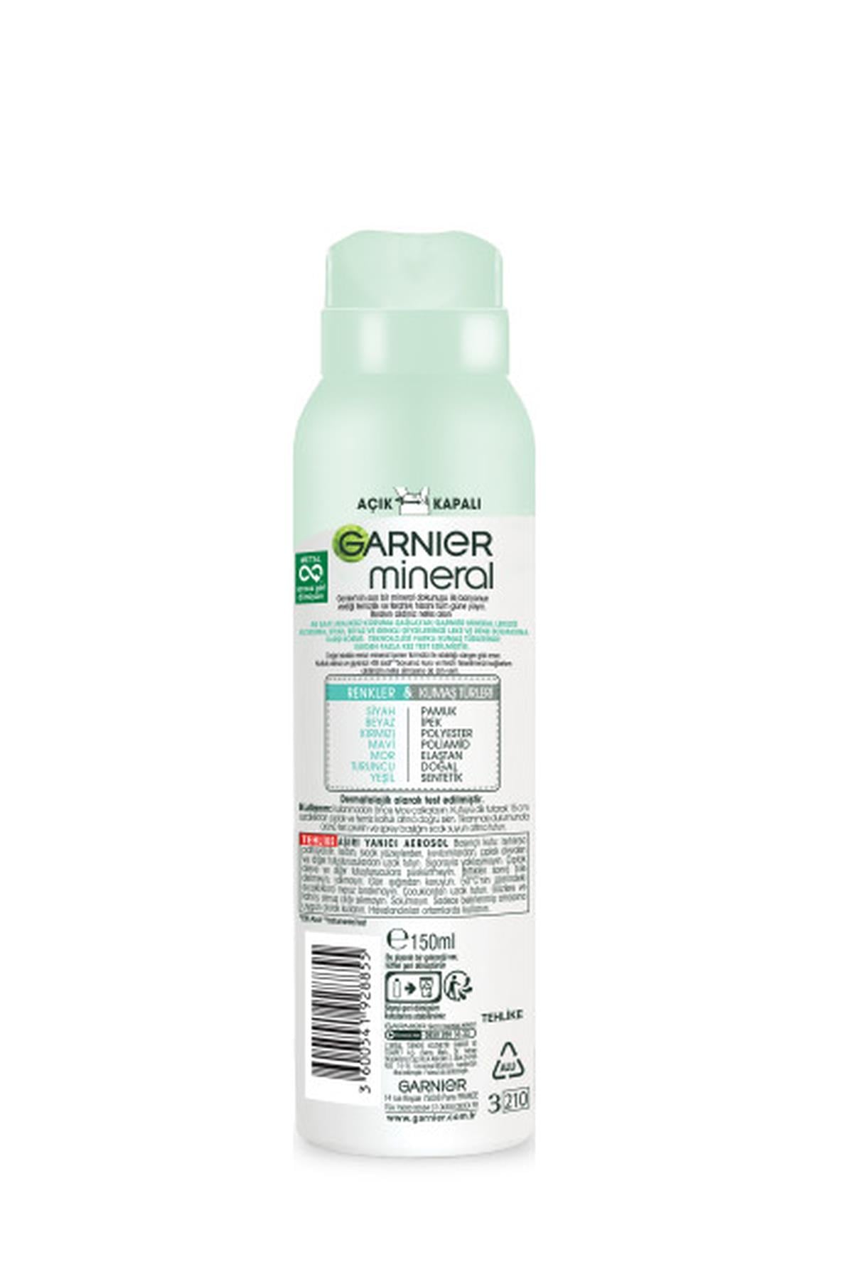 Garnier Lekesiz Koruma Deodorant Sprey 150ml 3lü Set