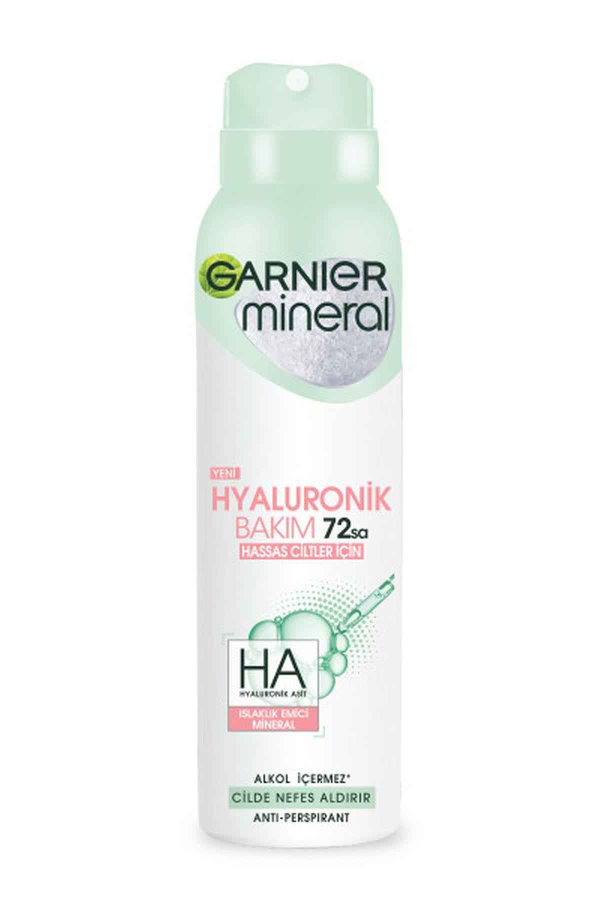 Garnier Mineral Hyaluronik Bakım Sprey Deodorant 150 ml 3lü Set