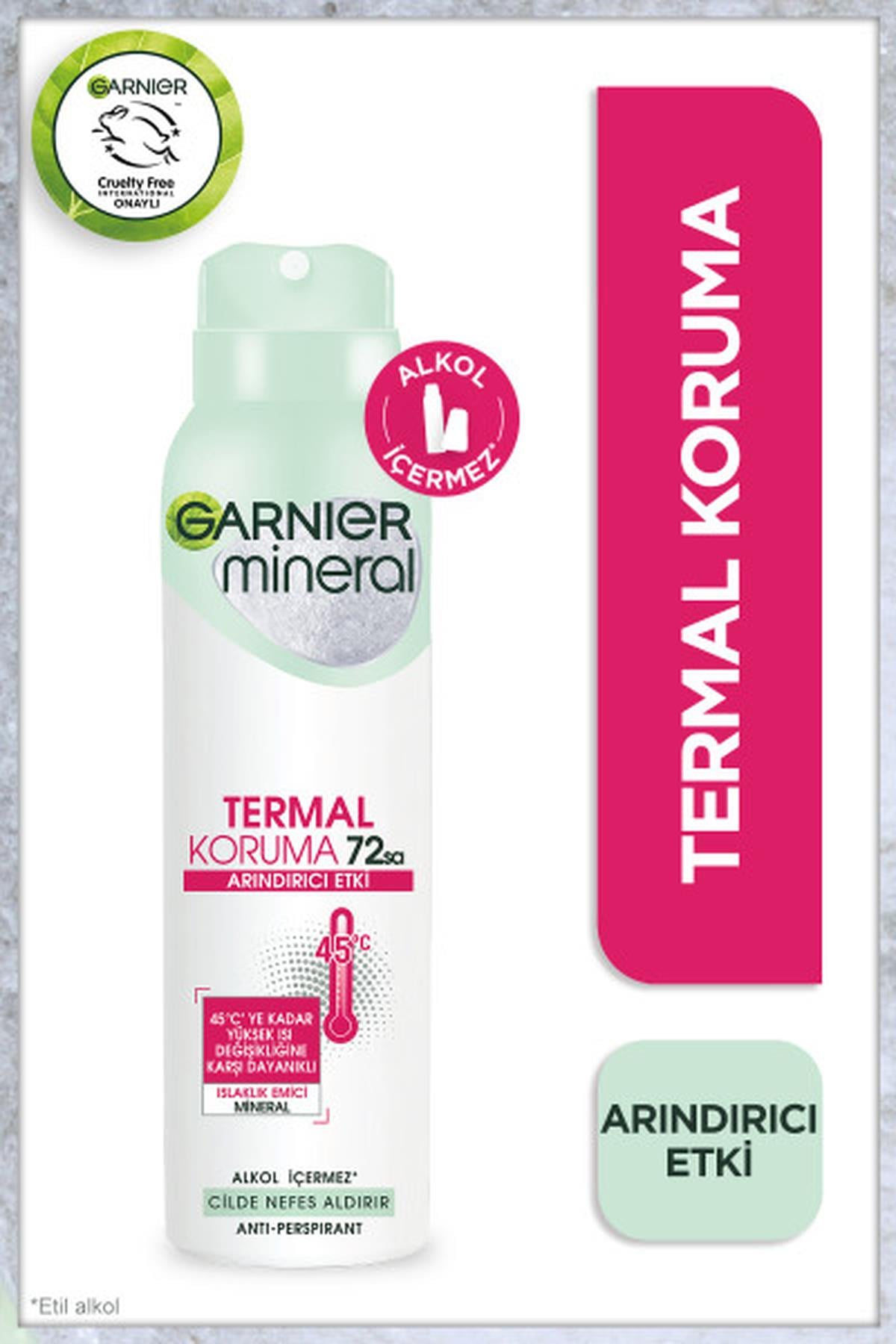 Garnier Termal Koruma Deodorant Sprey 150ml 3lü Set