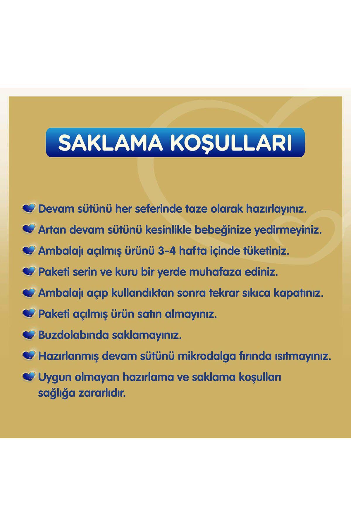 Gold 2 Devam Sütü 800 gr X 3 Adet