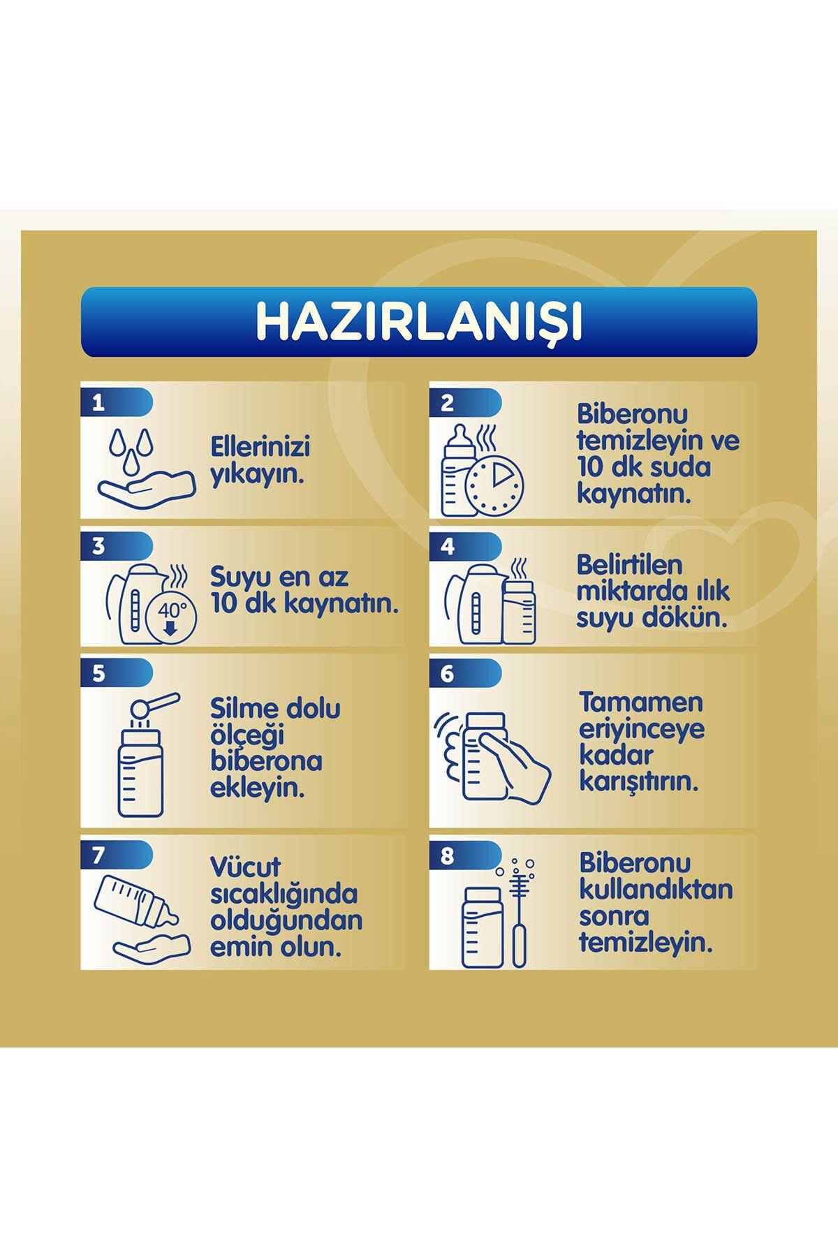 Gold 2 Devam Sütü 800 gr X 3 Adet