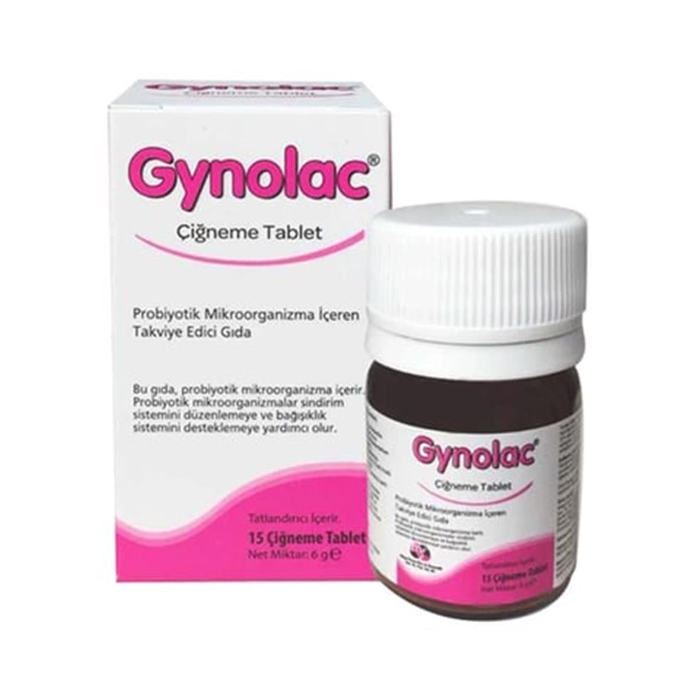 Gynolac Probiyotik 15 Ciğneme Tablet