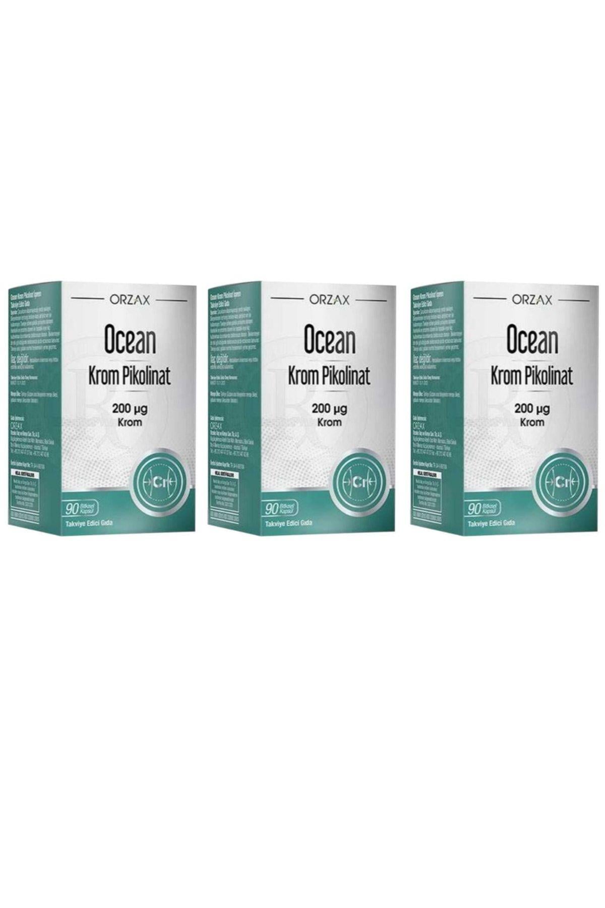 OCEANKrom Pikolinat 200 Mcg 90 Kapsül 3 Kutu8697595872710