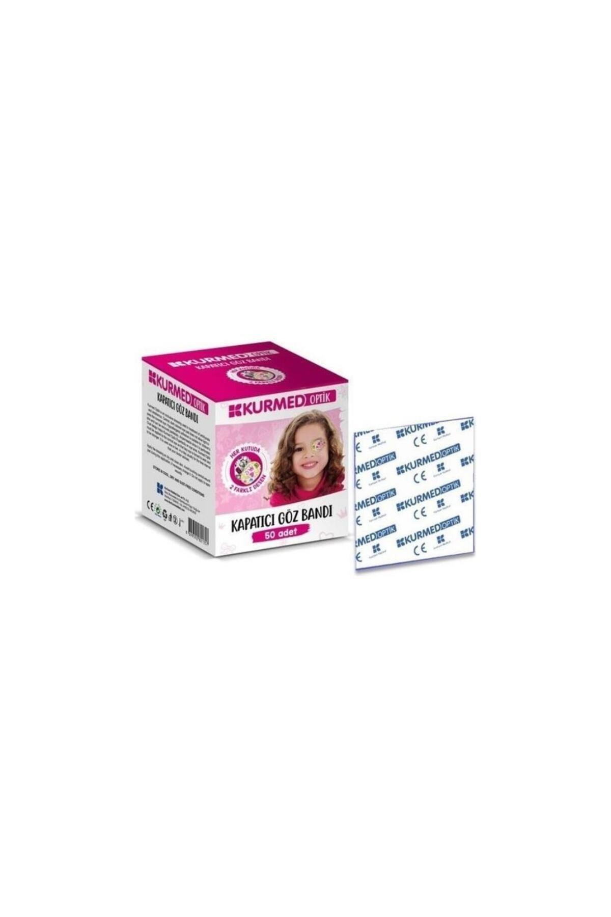 KURMEDKurmed Optik Çocuk Kapatıcı Göz Pedi Kız 50 Adet8699592821357