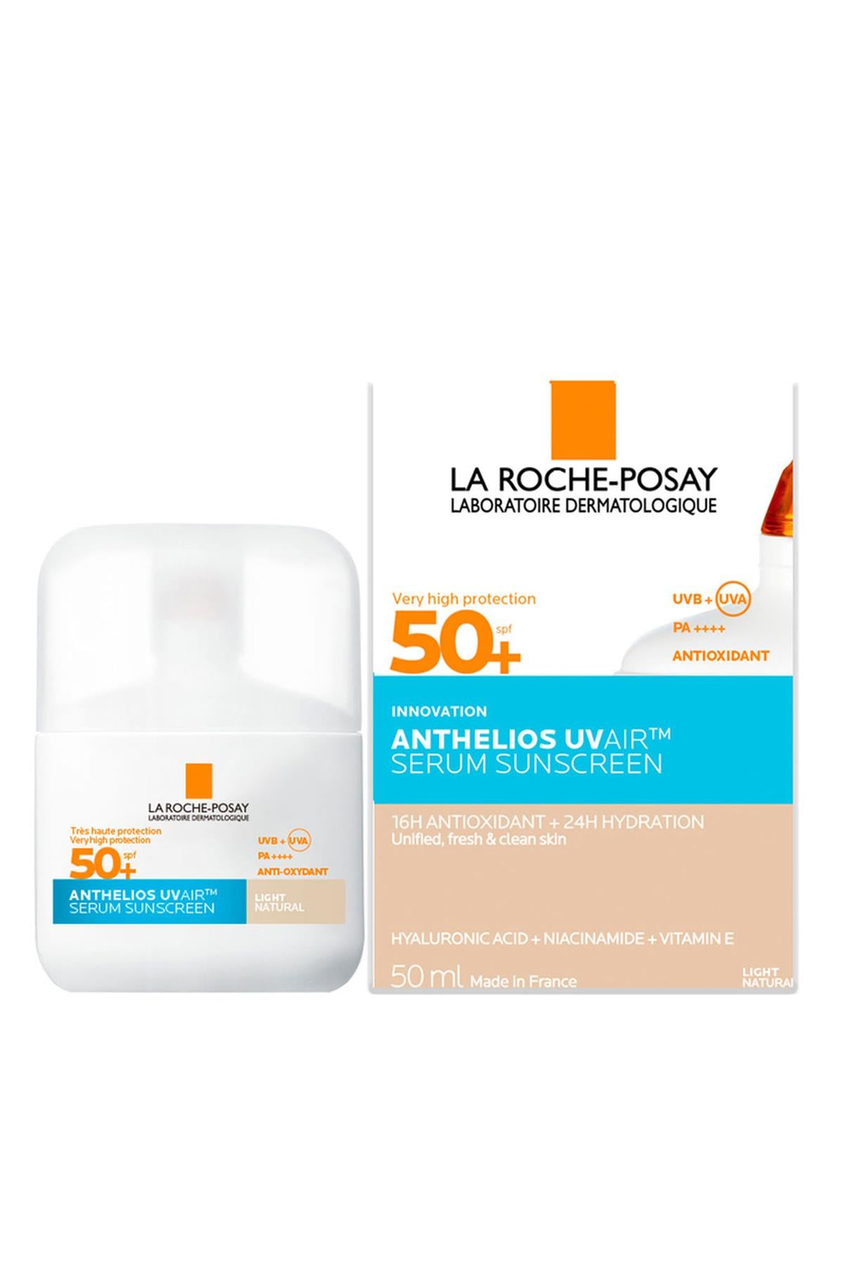 La Roche-Posay Anthelios Uvair Spf50+ Çok Yüksek Renkli Yüz Güneş Koruması 50 ml