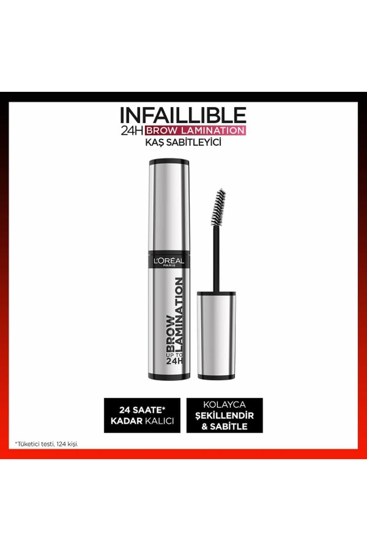 LOréal Paris Infaillible 24H Brow Lamination Şeffaf Kaş Sabitleyici