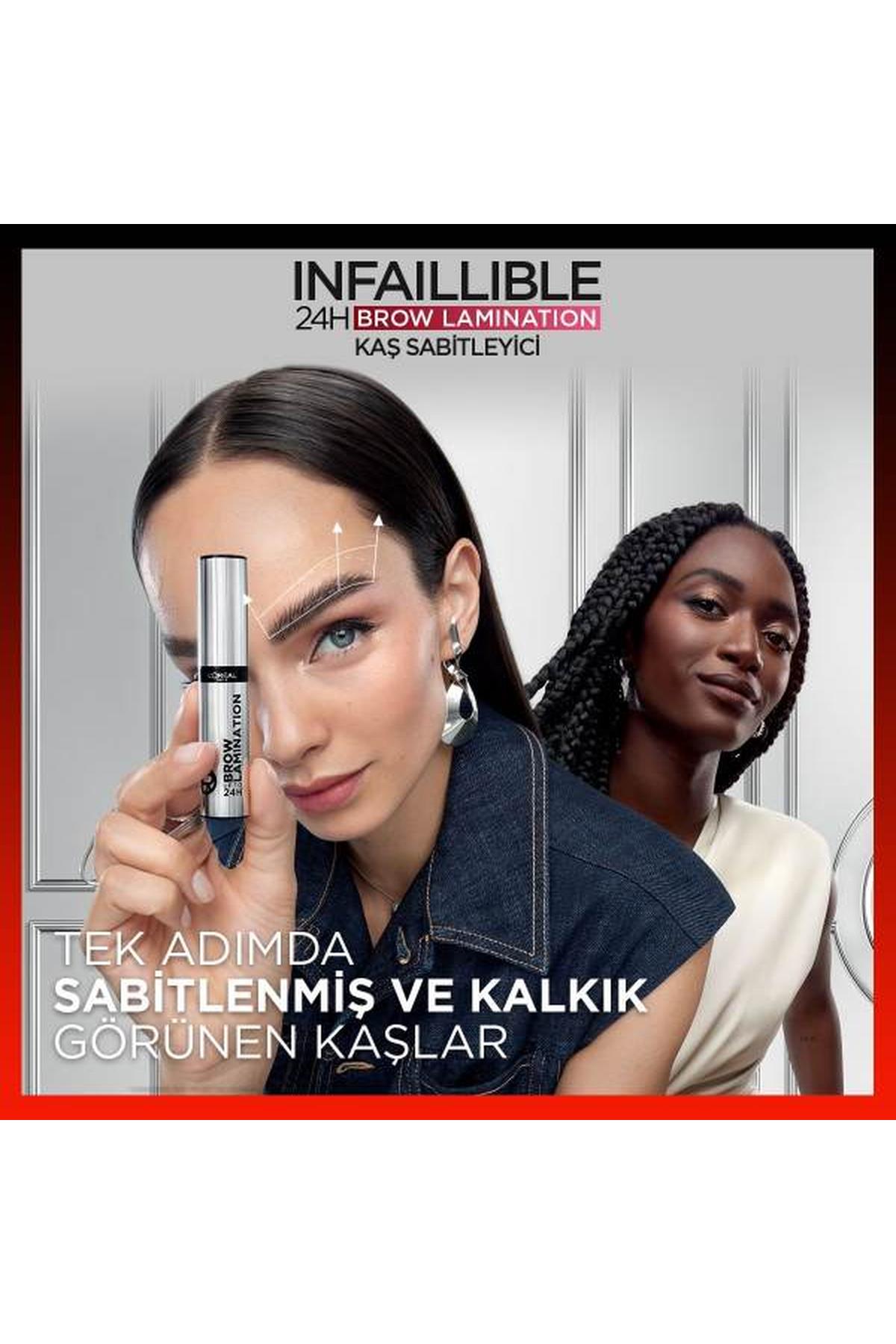 LOréal Paris Infaillible 24H Brow Lamination Şeffaf Kaş Sabitleyici