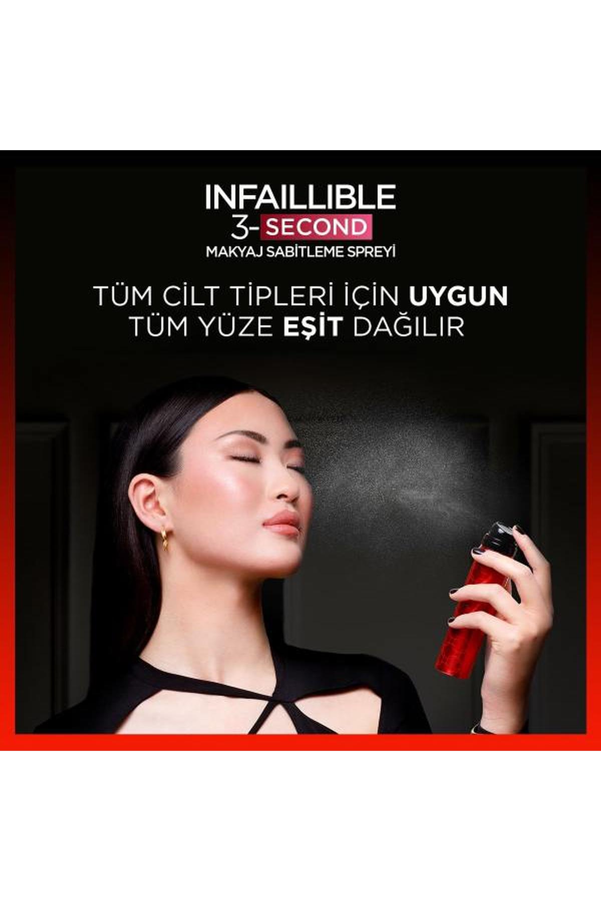 LOréal Paris Infaillible 3-Second Makyaj Sabitleme Spreyi