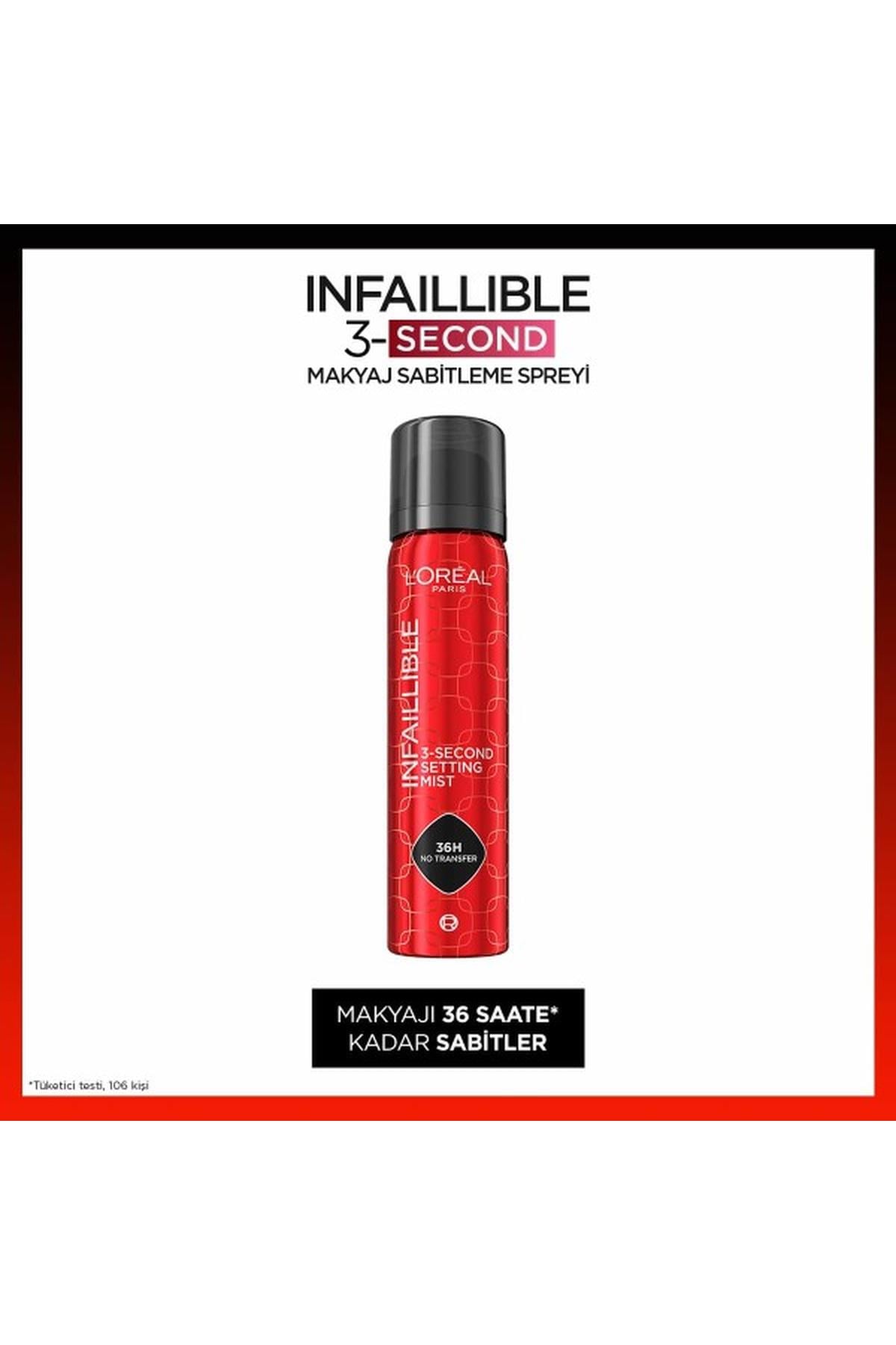 LOréal Paris Infaillible 3-Second Makyaj Sabitleme Spreyi