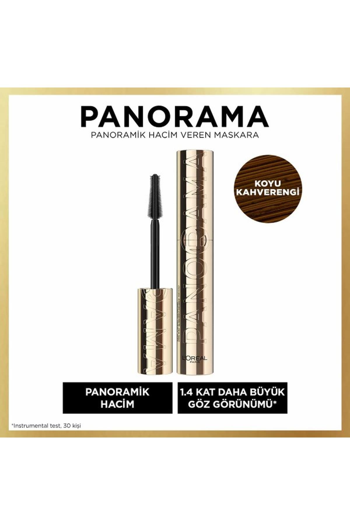 LOréal Paris Panorama Hacim Veren Maskara Koyu Kahverengi