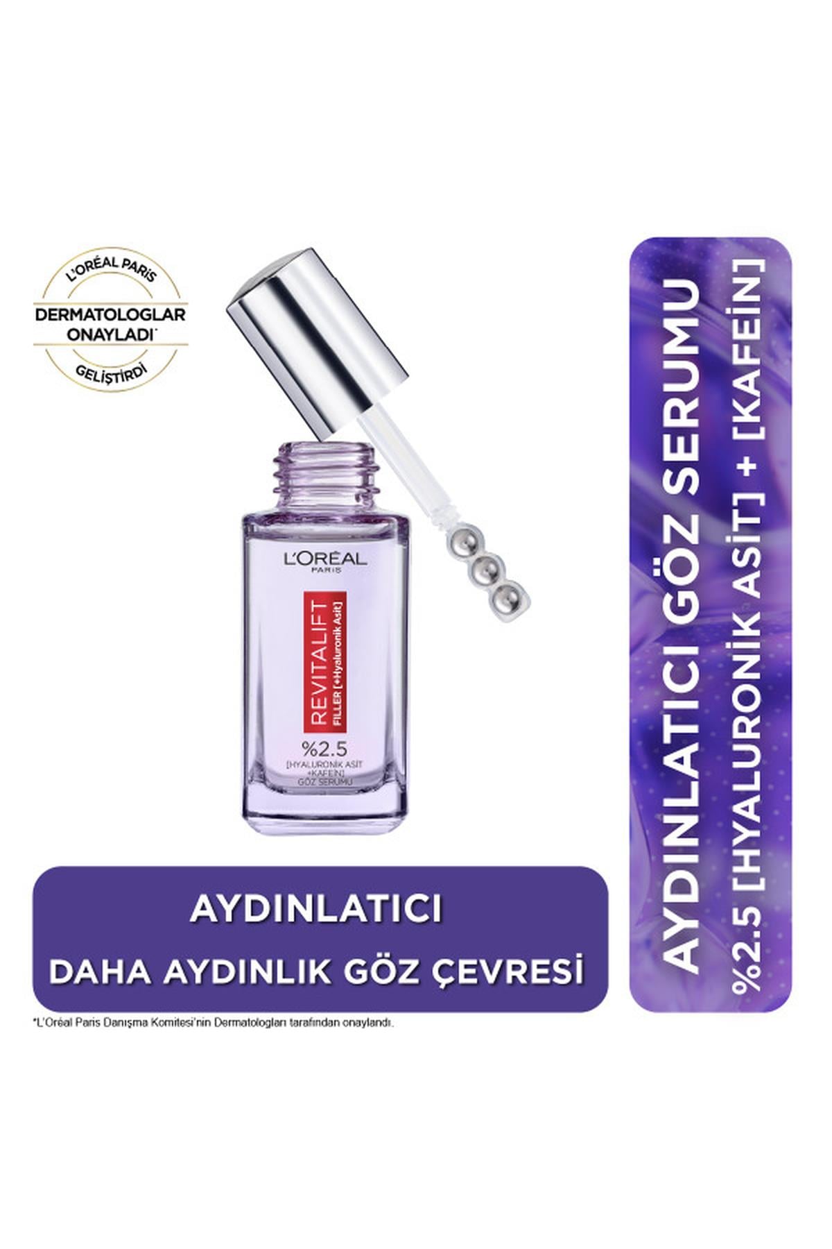 LOréal Paris Revitalift Filler Aydınlatıcı Göz Serumu 20ml