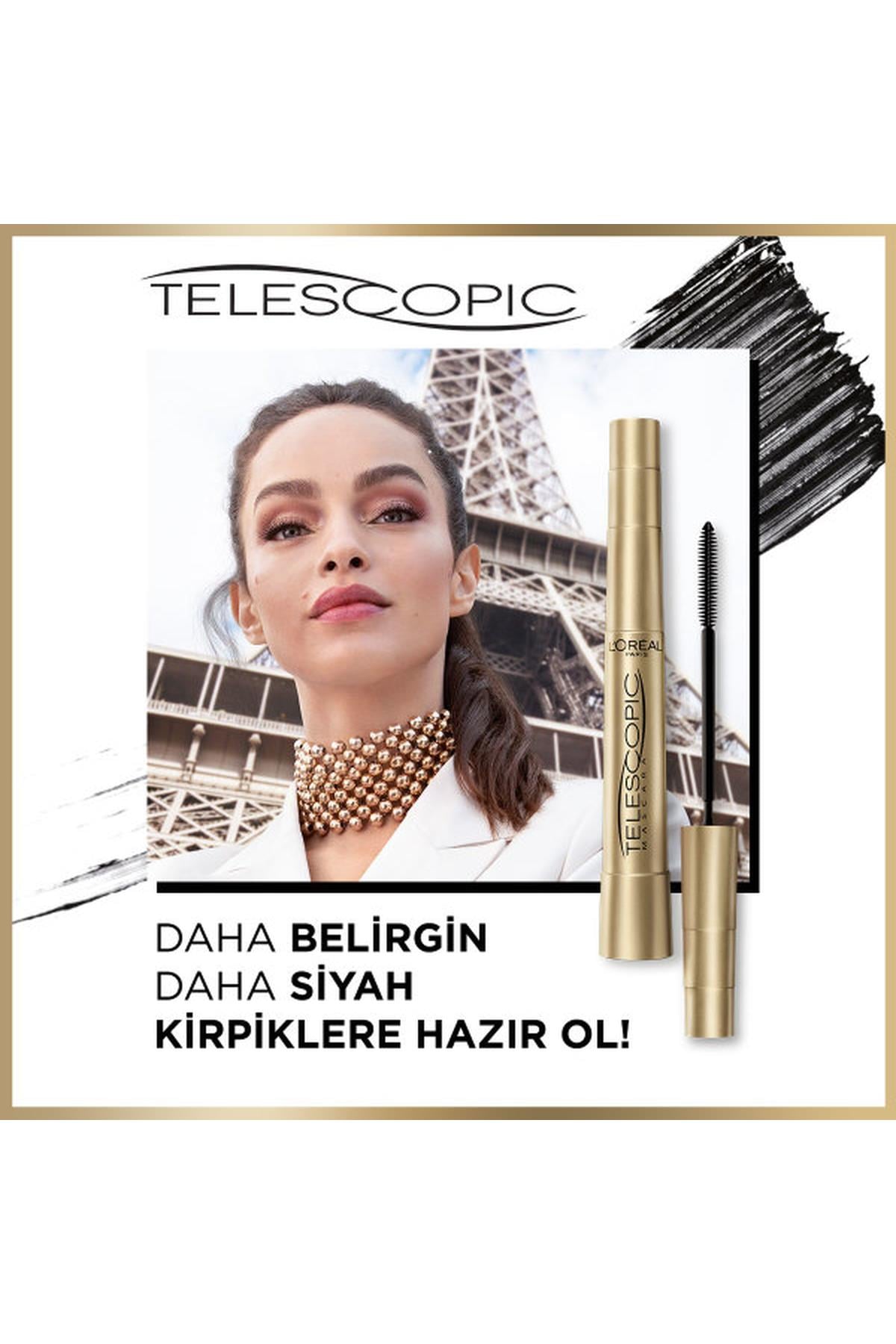 LOréal Paris Telescopic Suya Dayanıklı Maskara - Siyah
