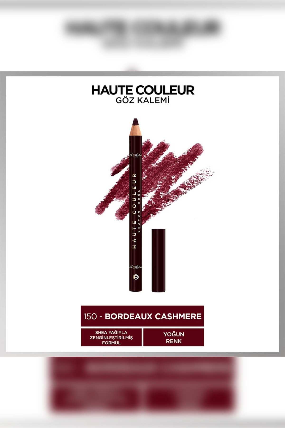 Loreal Paris Haute Couleur Göz Kalemi 150 Bordeaux Cashmere