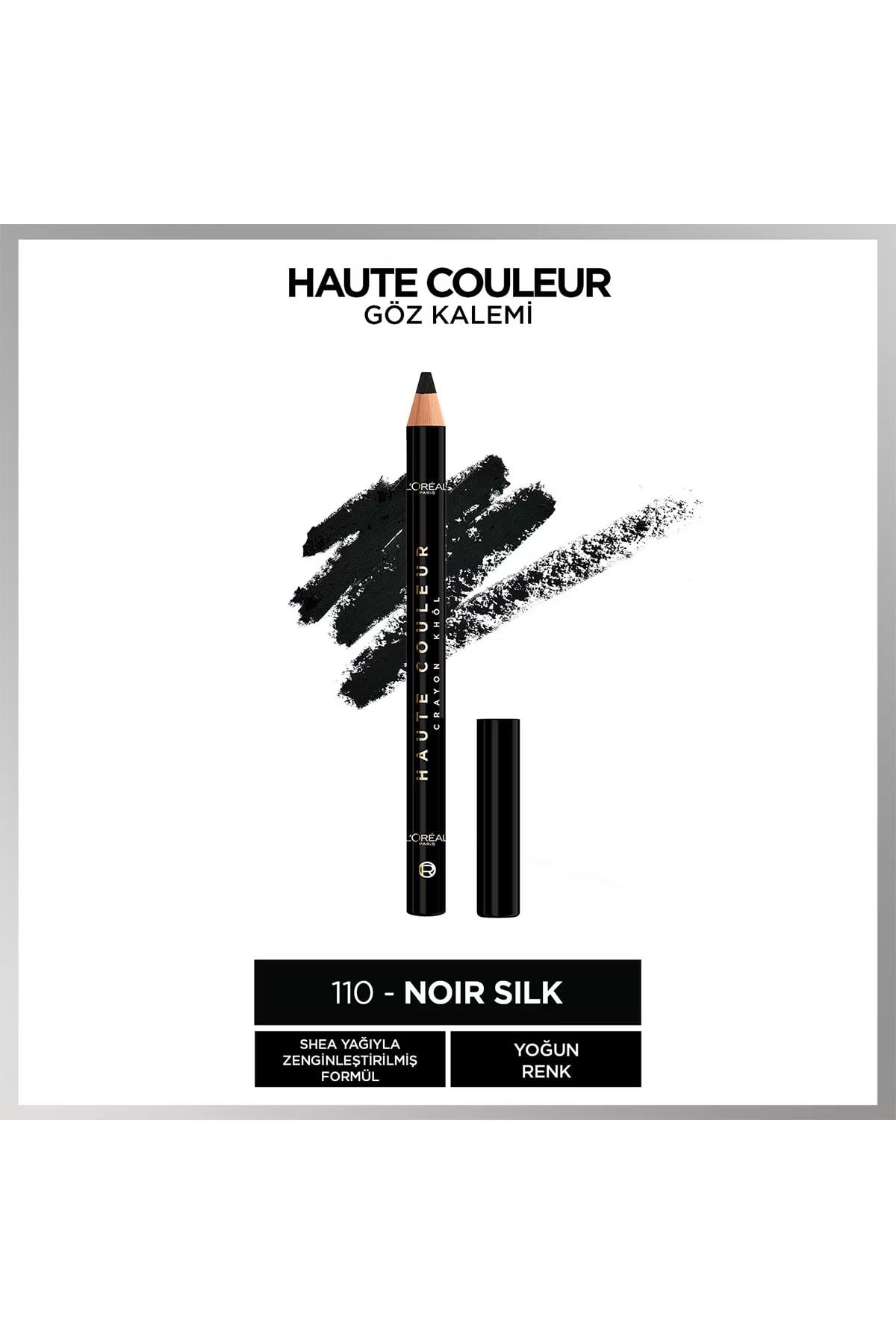 Loreal Paris Haute Couleur Göz Kalemi 110 Noir Silk