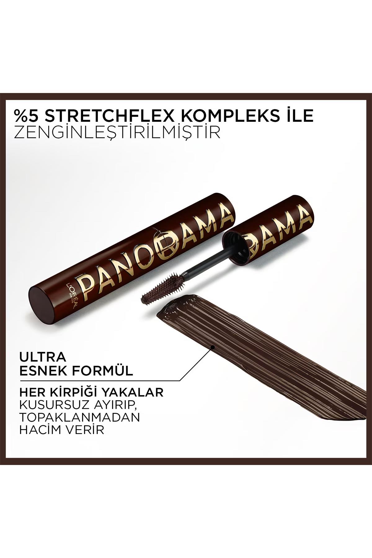 Loreal Paris Panorama Chromatic Maskara Brun Leather