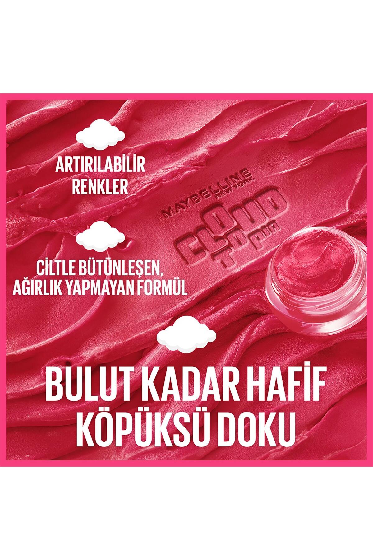 Maybelline New York Cloudtopia Köpük Dokulu Mat Allık 03 Divine Crimson