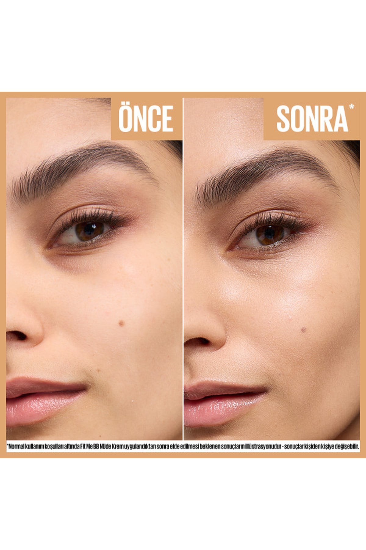 Maybelline New York Fit Me Nude Cilt Bakımı Etkili Nemlendirici SPF50 BB Krem 50