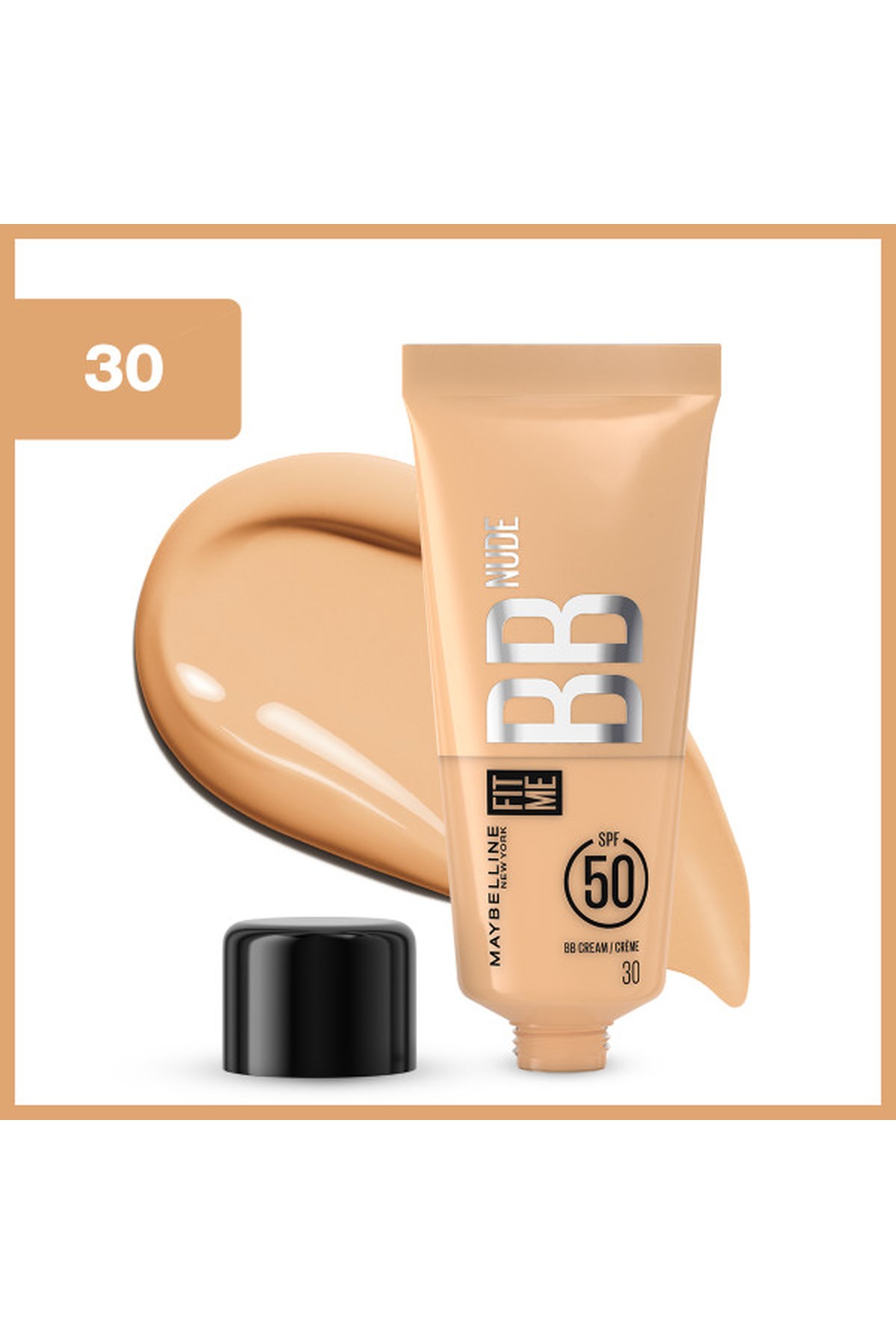 Maybelline New York Fit Me Nude Cilt Bakımı Etkili Nemlendirici SPF50 BB Krem 30