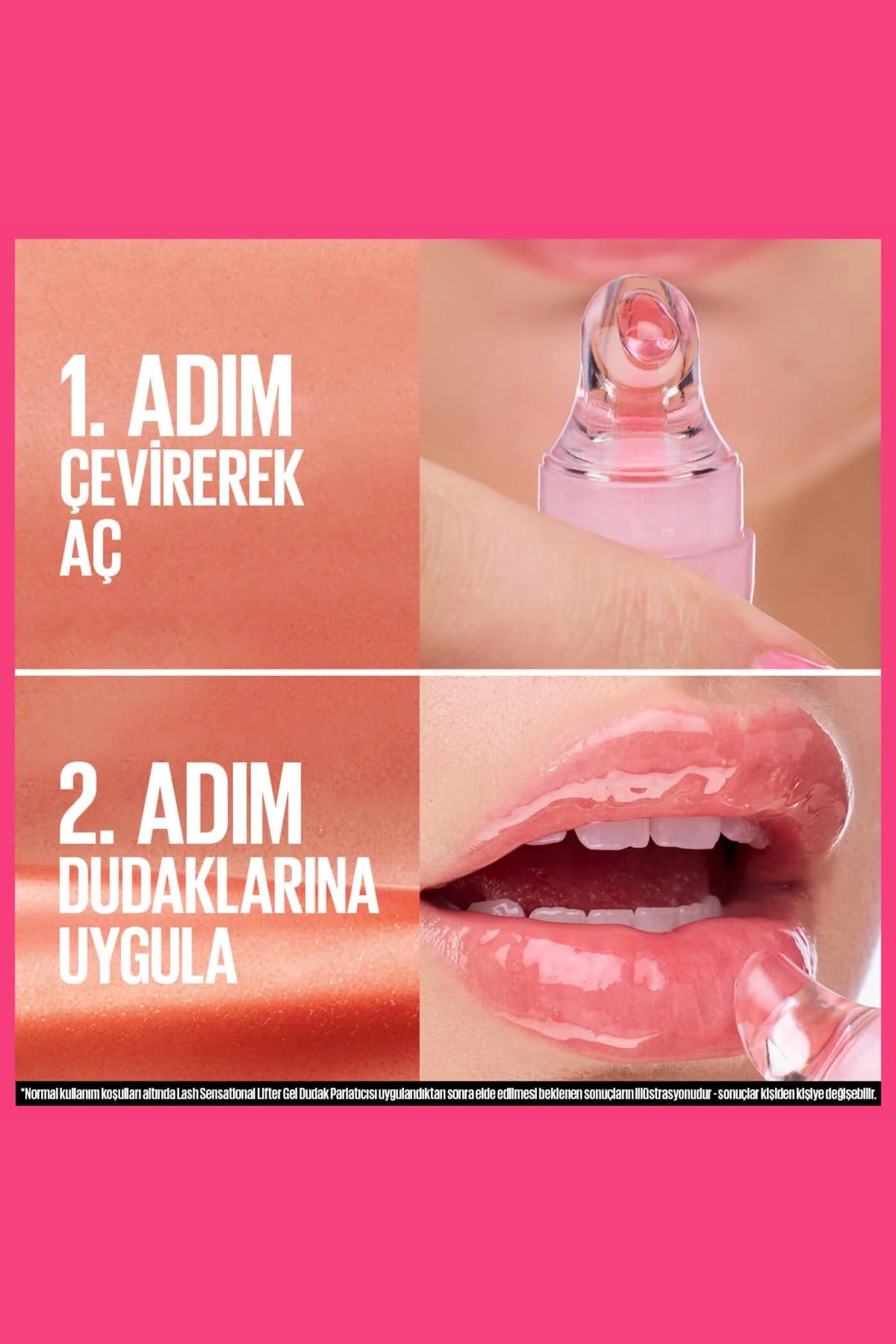 Maybelline New York Lifter Gel Ekstra Parlak ve Nemlendirici Dudak Parlatıcısı 001 Mintini