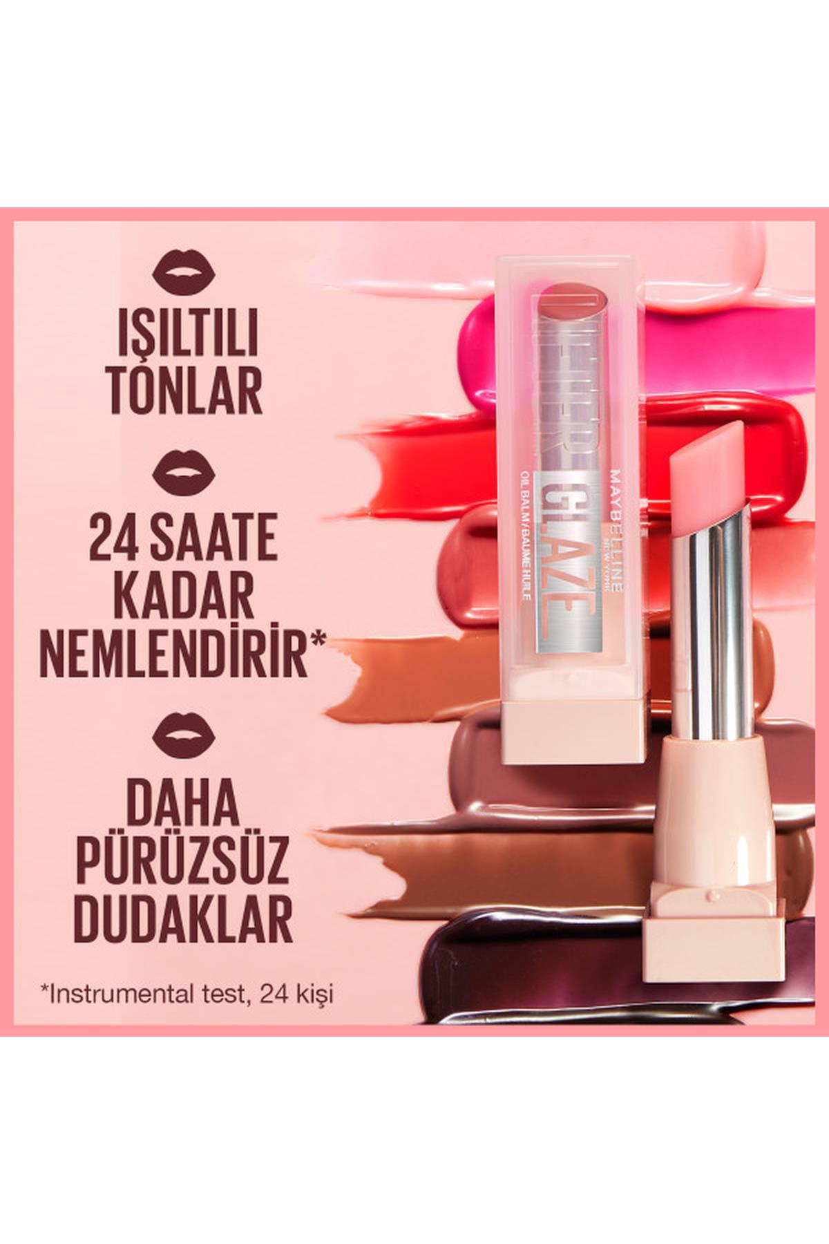 Maybelline New York Lifter Glaze Renkli Dudak Balmı - 02 Pink Drip
