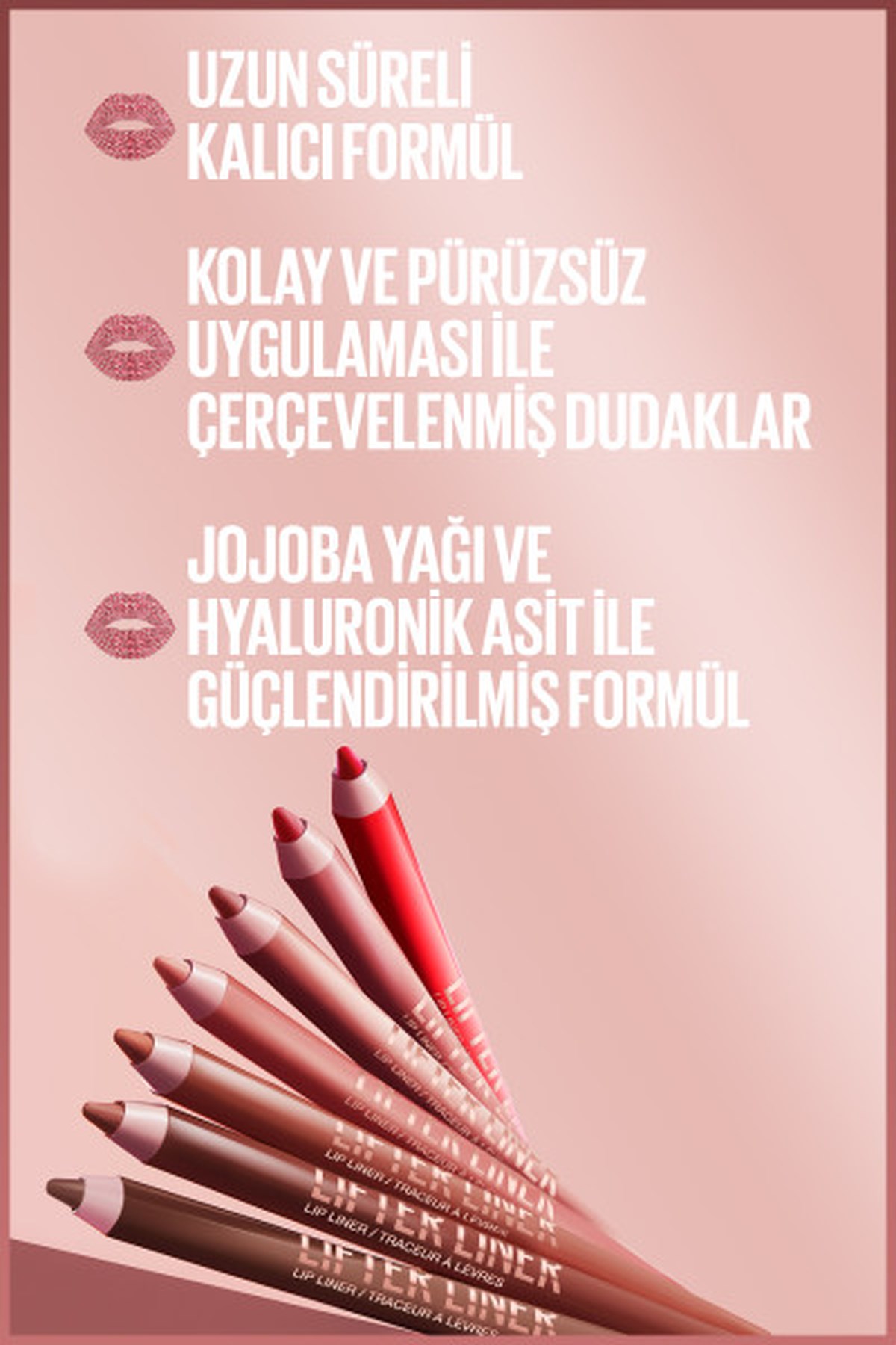 Maybelline New York Lifter Liner Dudak Kalemi 04 Out of Line
