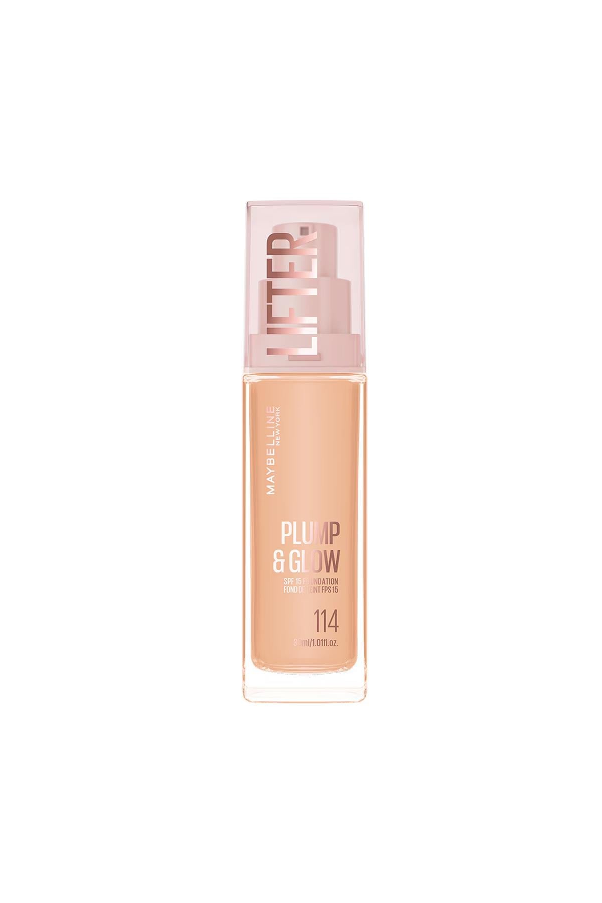 Maybelline New York Lifter Plump & Glow Aydınlatan Fondöten 114