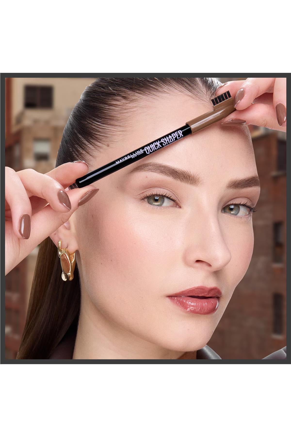 Maybelline New York Quick Shaper Kaş Şekillendirici Kalem 03 Soft Brown