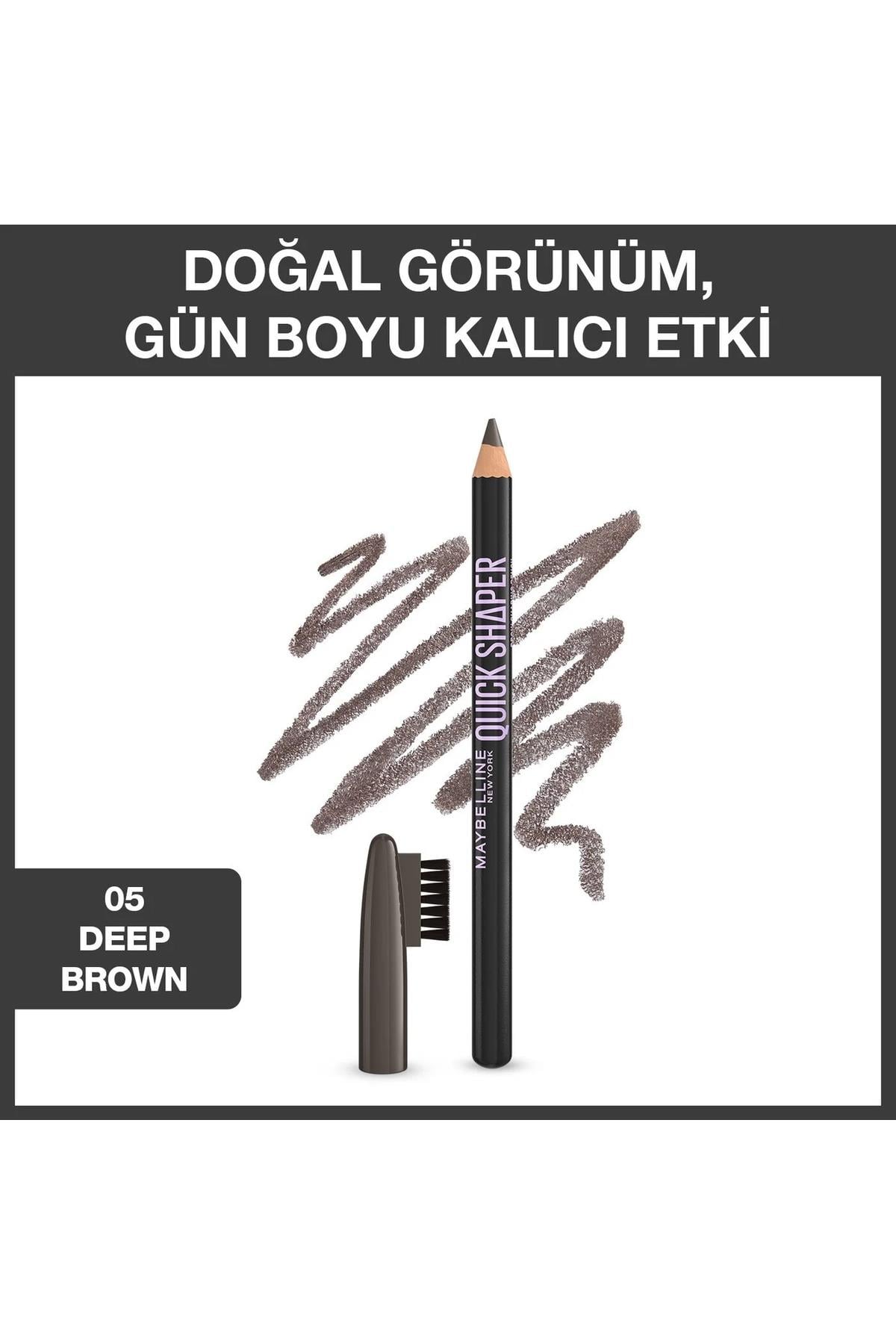 Maybelline New York Quick Shaper Kaş Şekillendirici Kalem - 05 Deep Brown