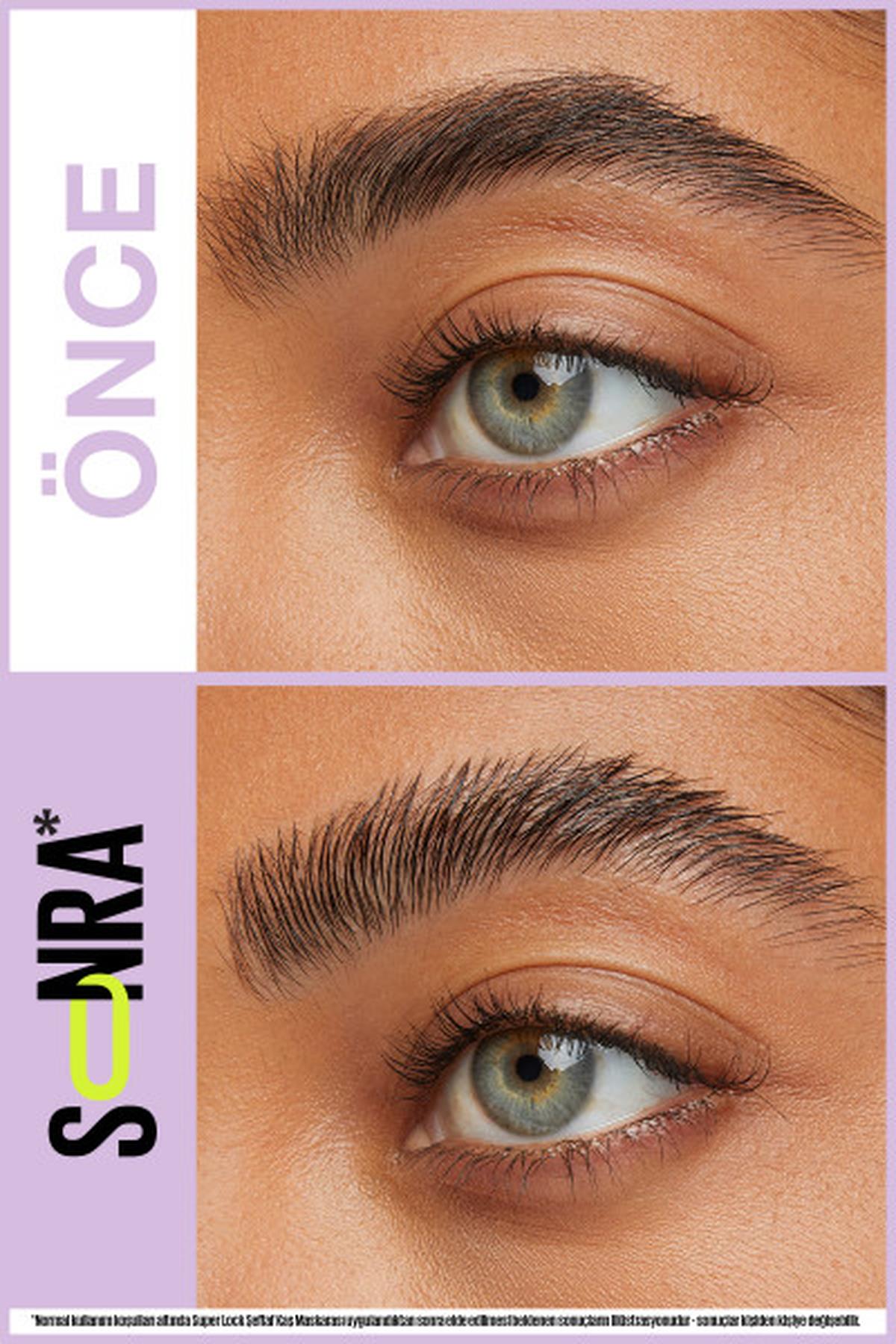 Maybelline New York Super Lock Brow Glue Kaş Sabitleyici Maskara - Clear