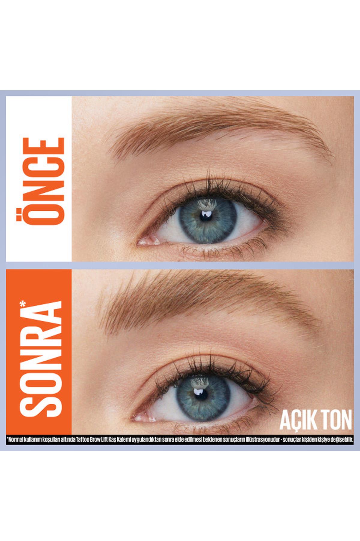 Maybelline New York Tattoo Brow Lift Kaş Kalemi- 01 Blonde (Açık Ton)