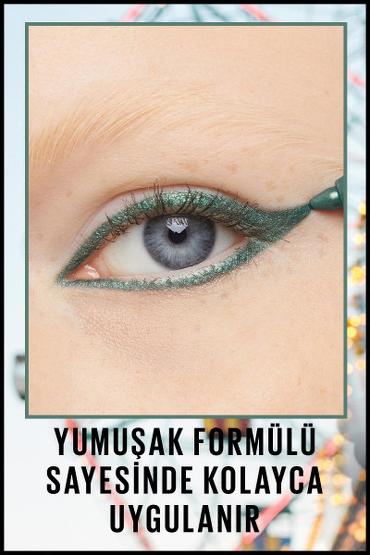 Maybelline New York Tattoo Liner Jel Göz Kalemi - Canlı Yeşil